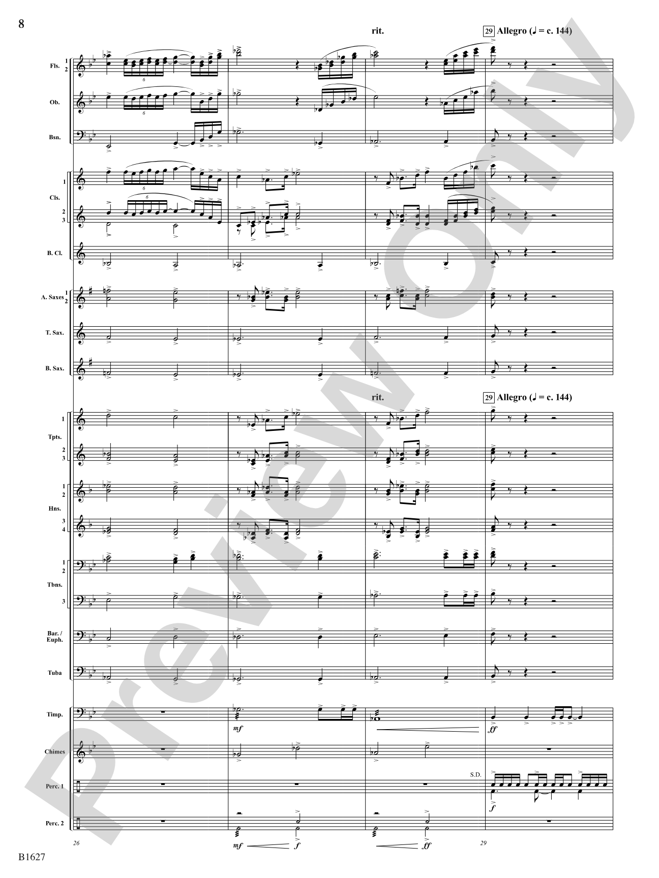 Skyline: Concert Band Conductor Score & Parts