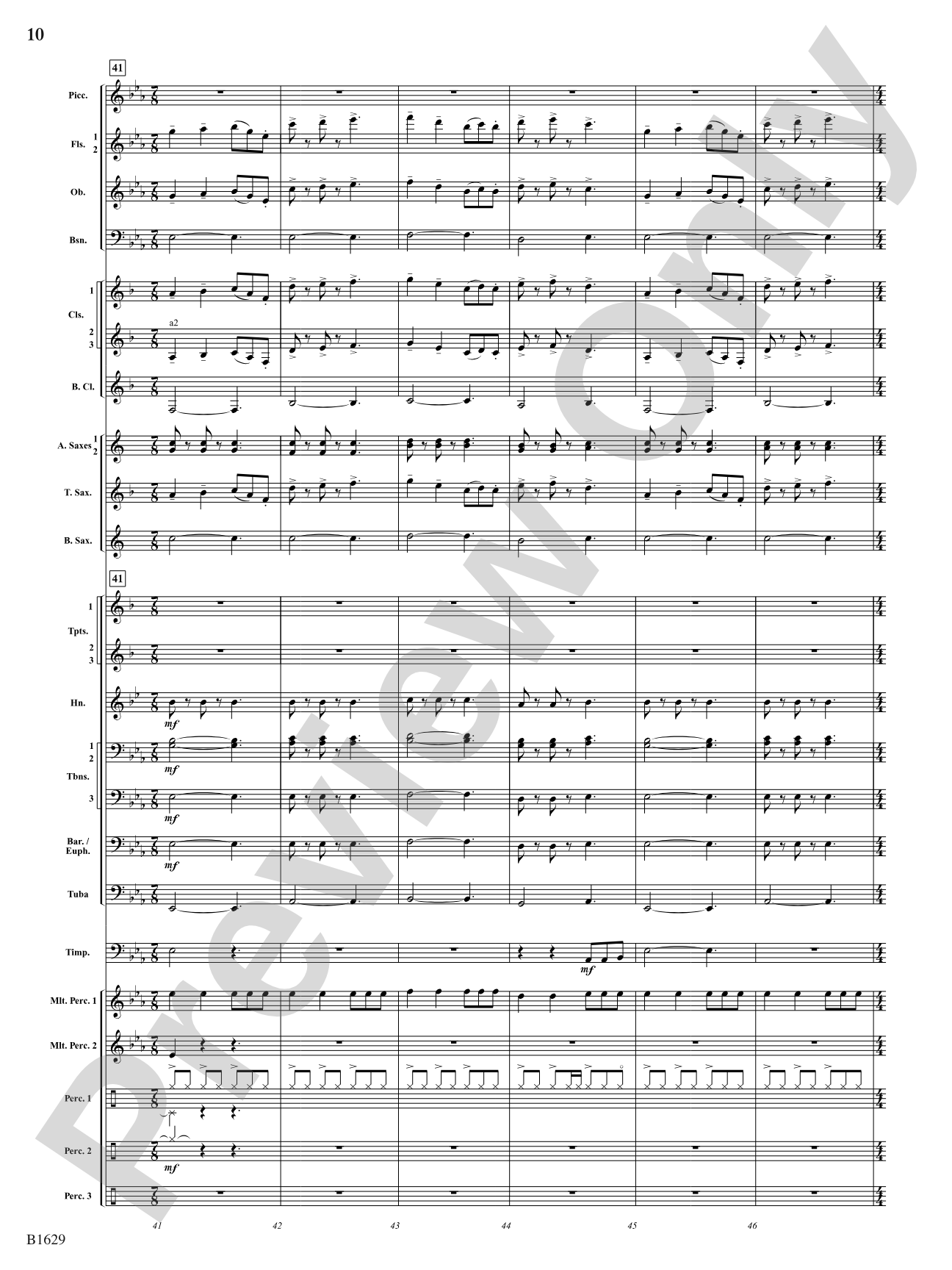 Kinetic Dances: Concert Band Conductor Score & Parts