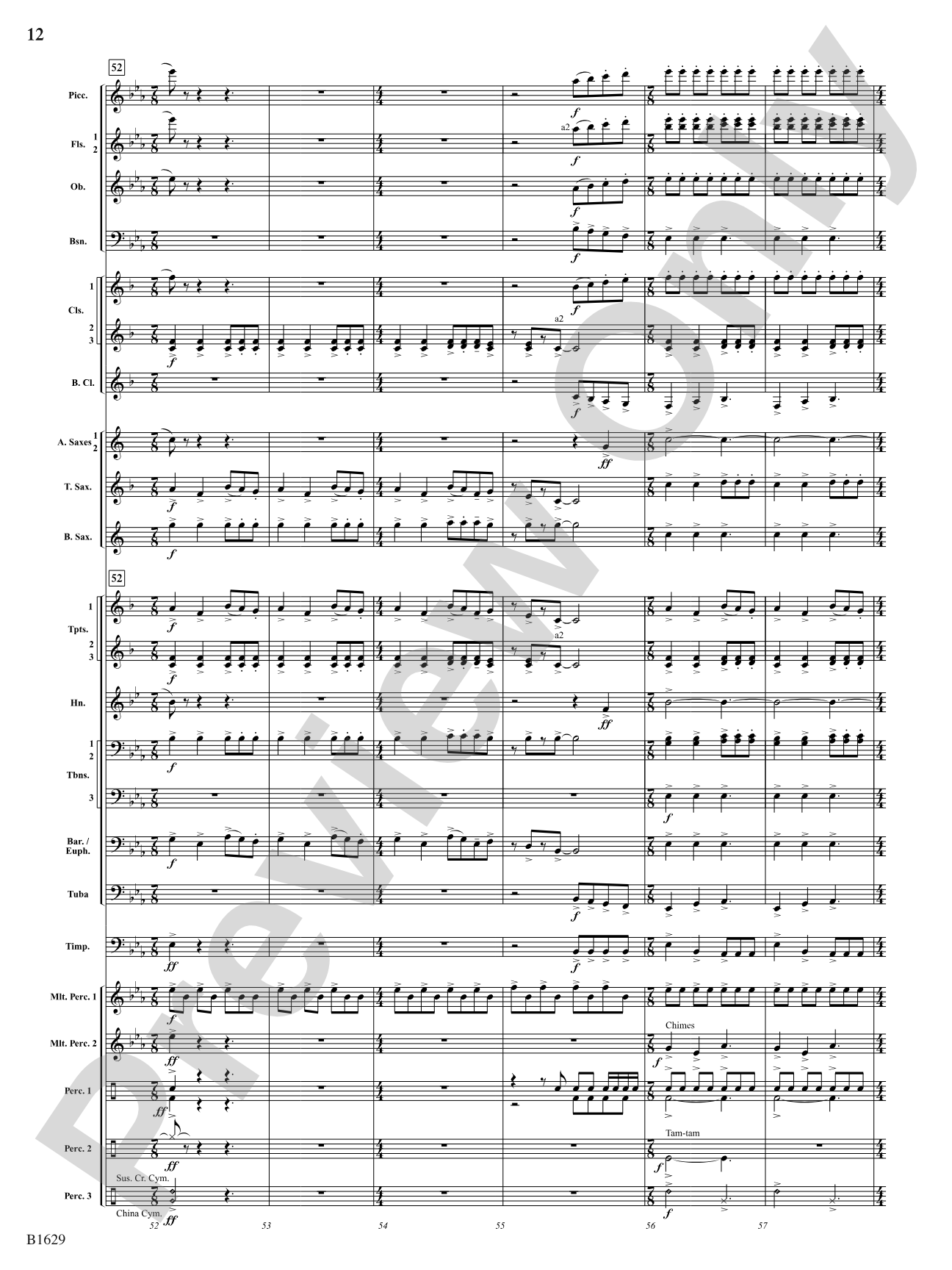 Kinetic Dances: Concert Band Conductor Score & Parts
