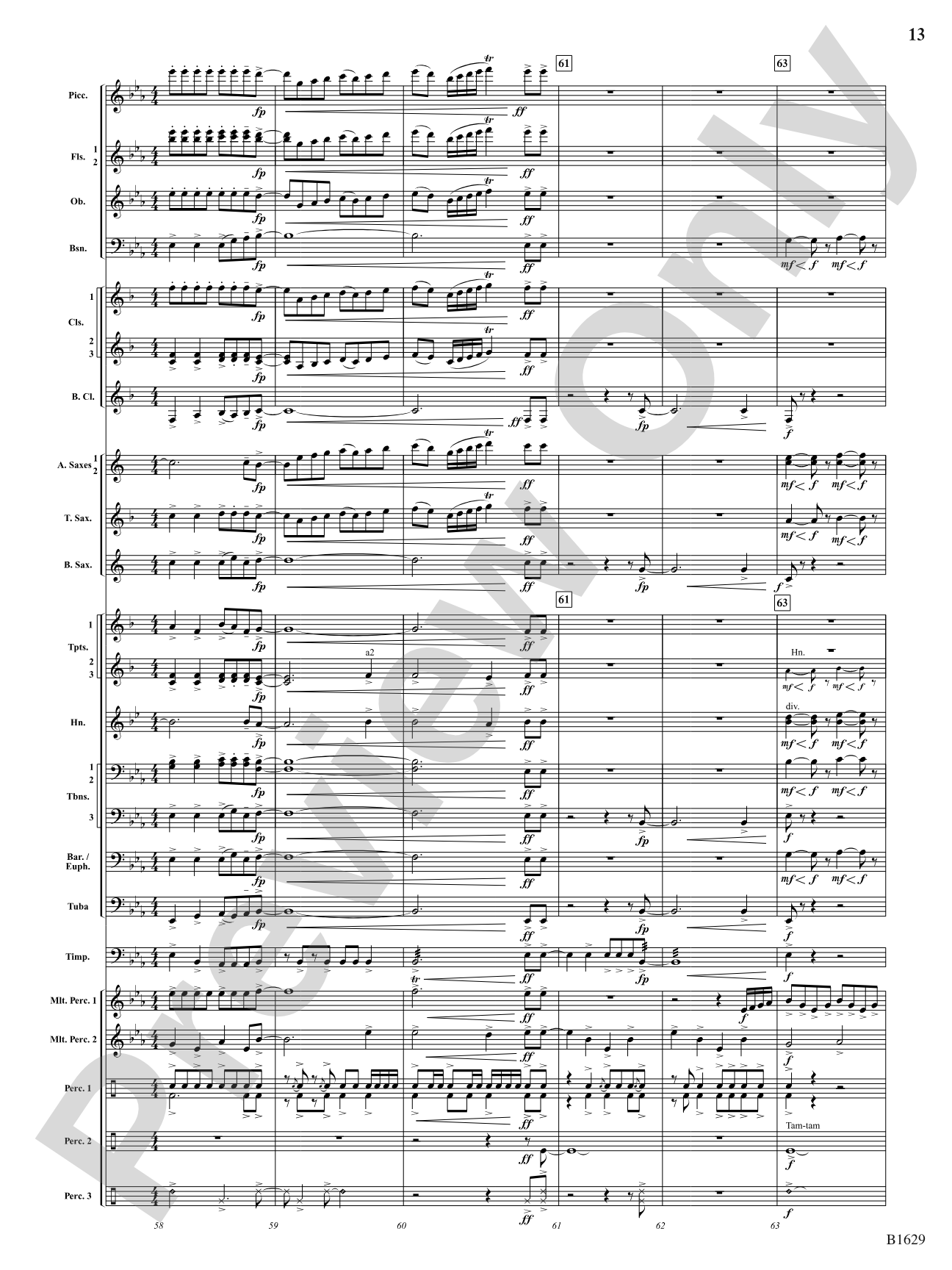 Kinetic Dances: Concert Band Conductor Score & Parts
