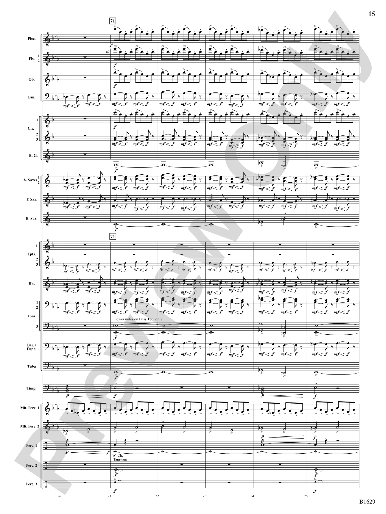 Kinetic Dances: Concert Band Conductor Score & Parts