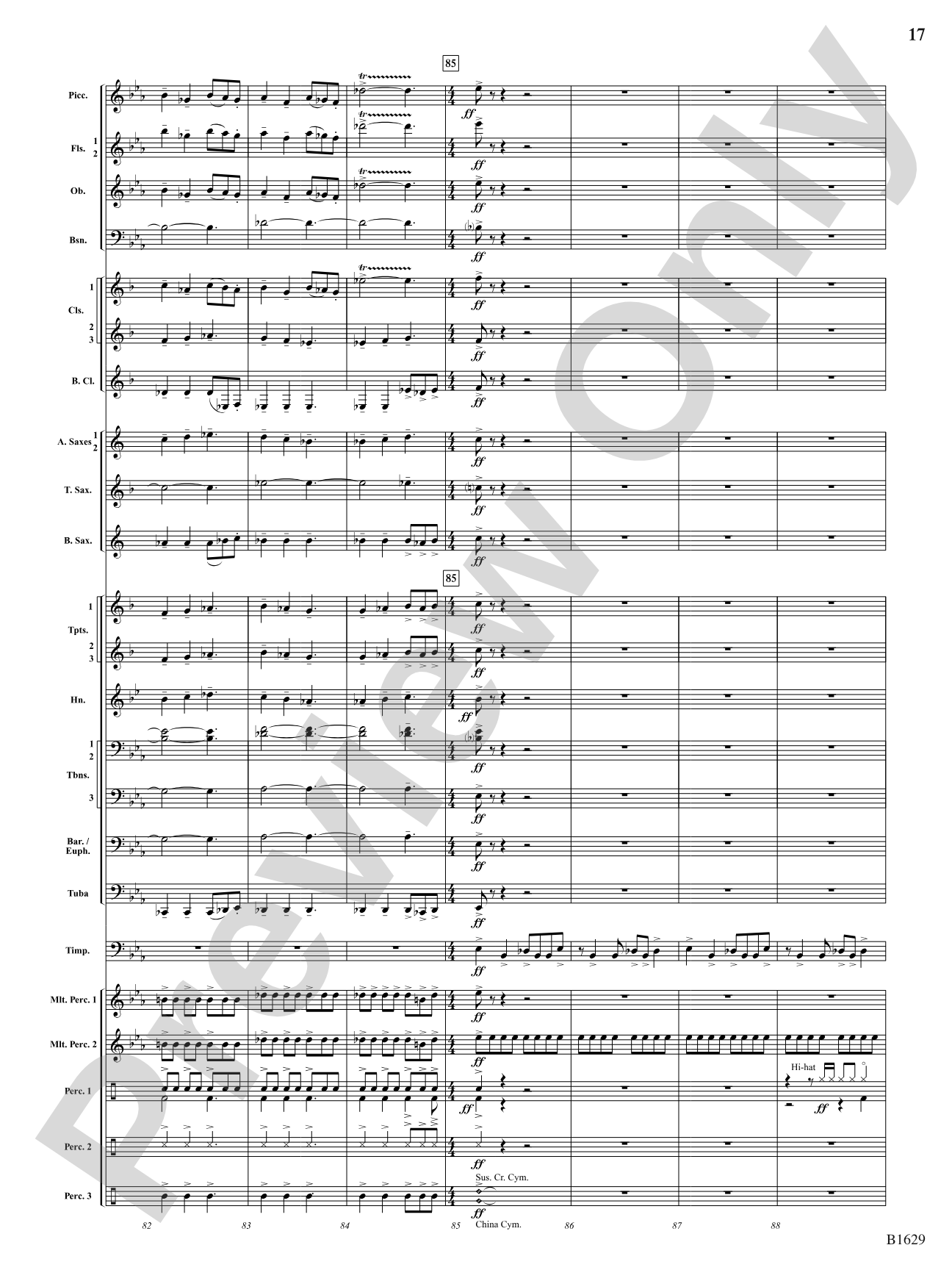 Kinetic Dances: Concert Band Conductor Score & Parts