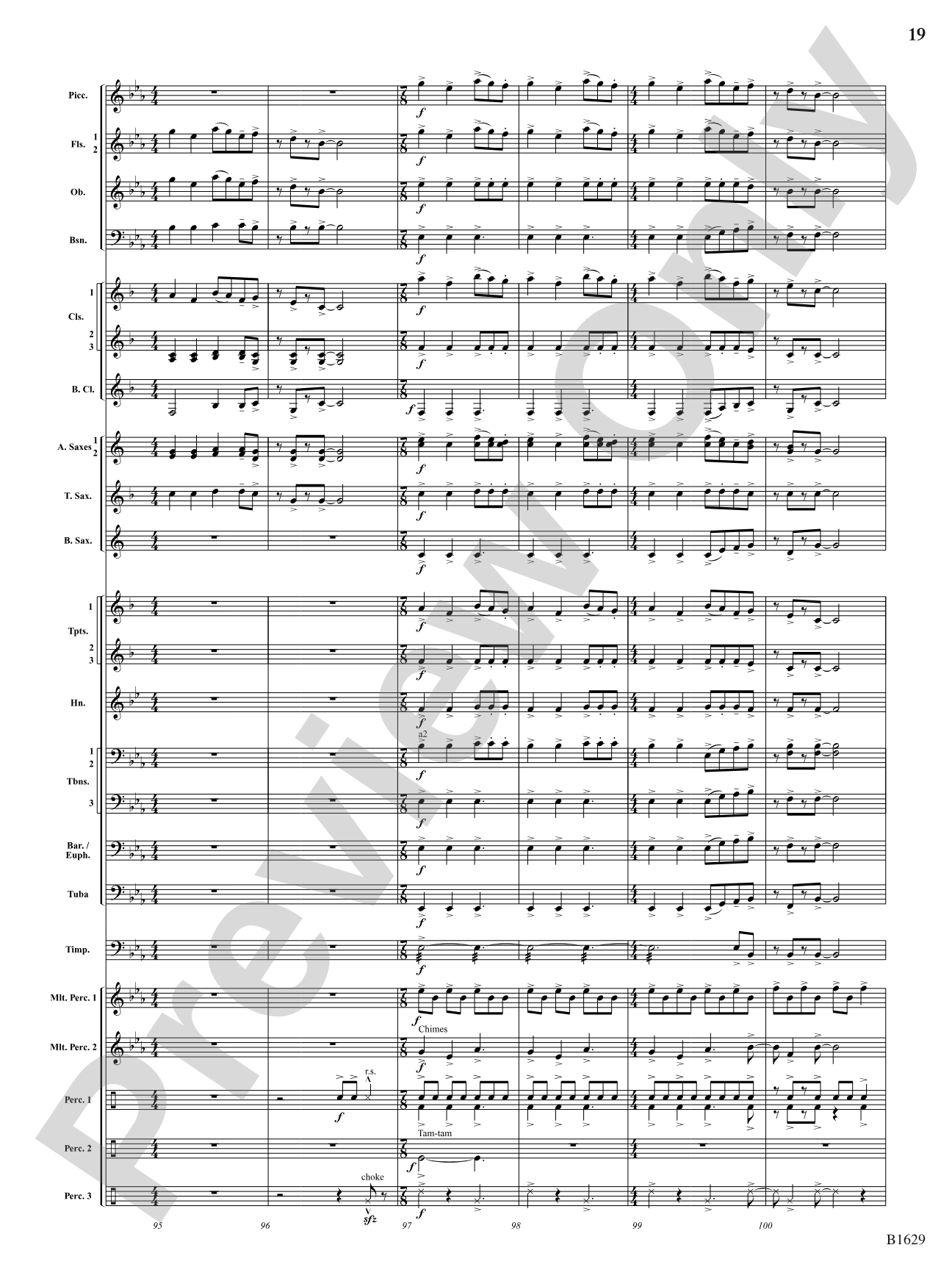 Kinetic Dances: Concert Band Conductor Score & Parts