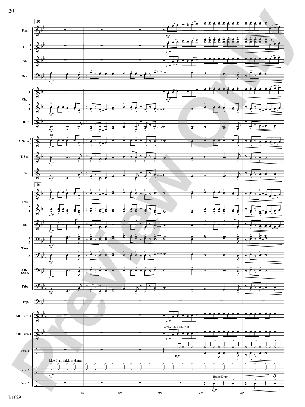 Kinetic Dances: Concert Band Conductor Score & Parts