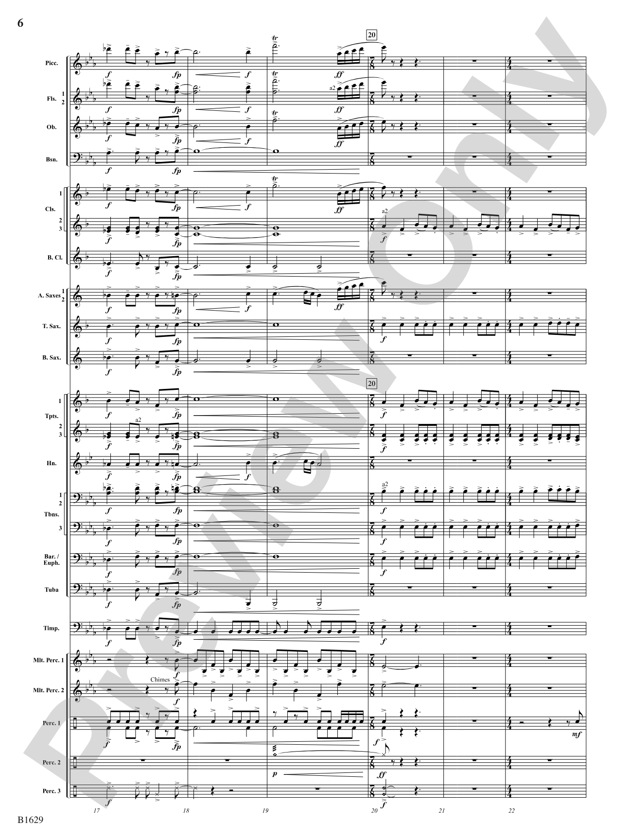 Kinetic Dances: Concert Band Conductor Score & Parts