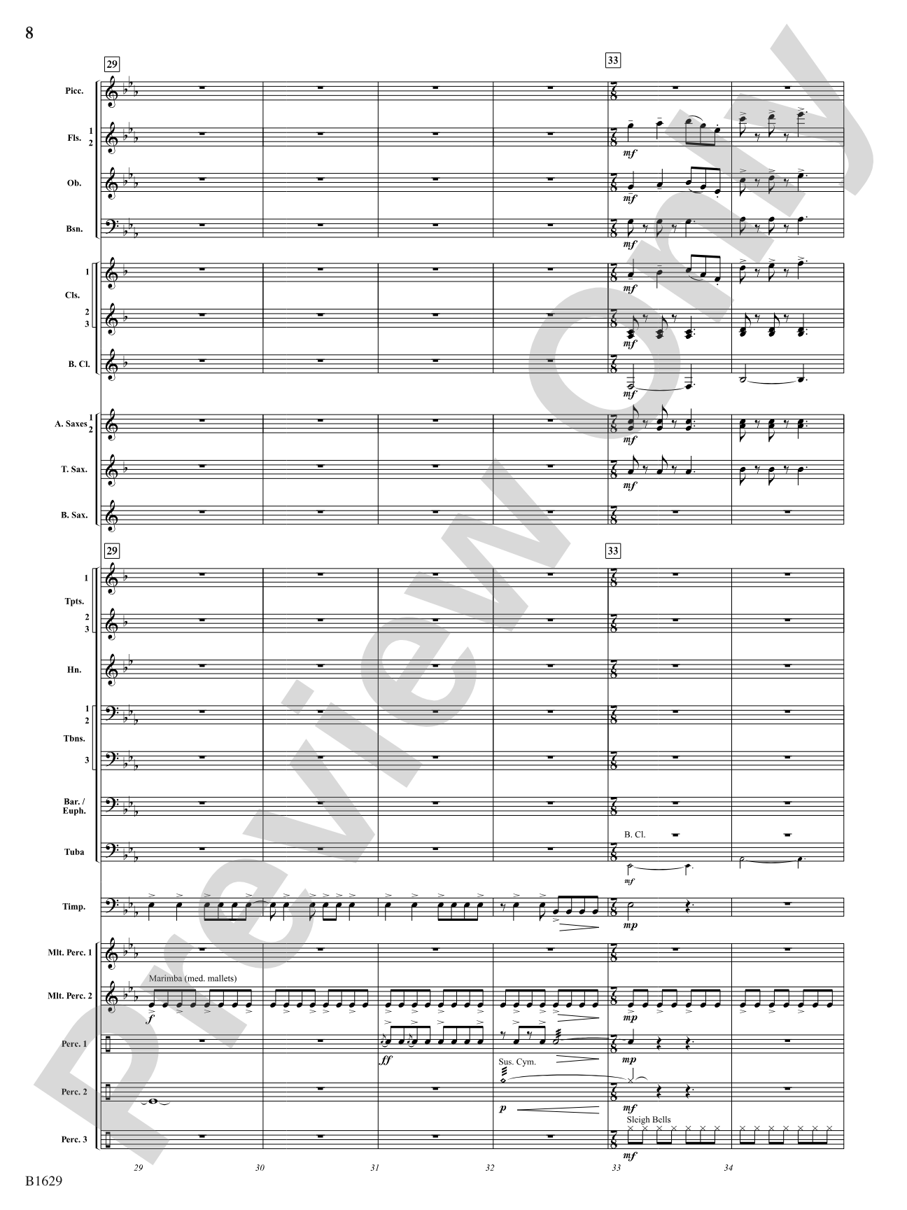 Kinetic Dances: Concert Band Conductor Score & Parts