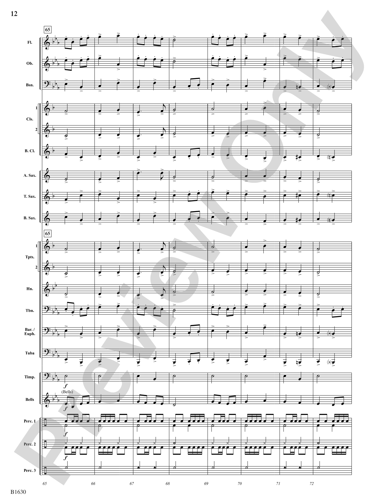 March to Buckingham Palace: Concert Band Conductor Score & Parts
