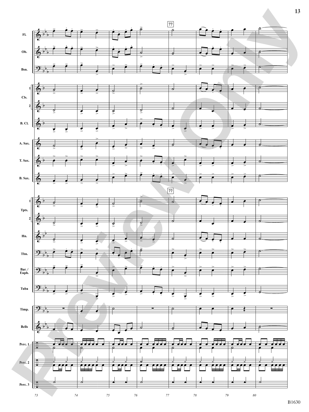 March to Buckingham Palace: Concert Band Conductor Score & Parts