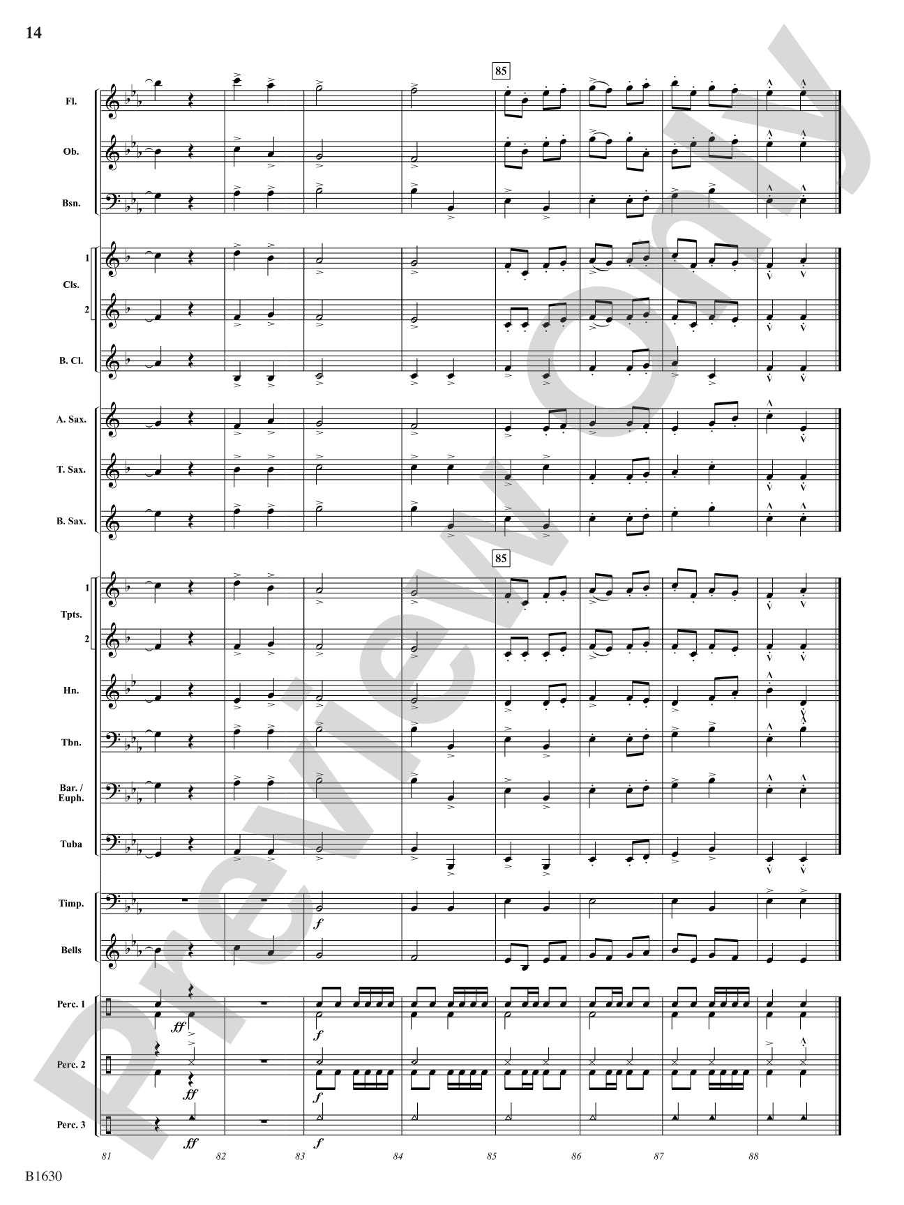 March to Buckingham Palace: Concert Band Conductor Score & Parts