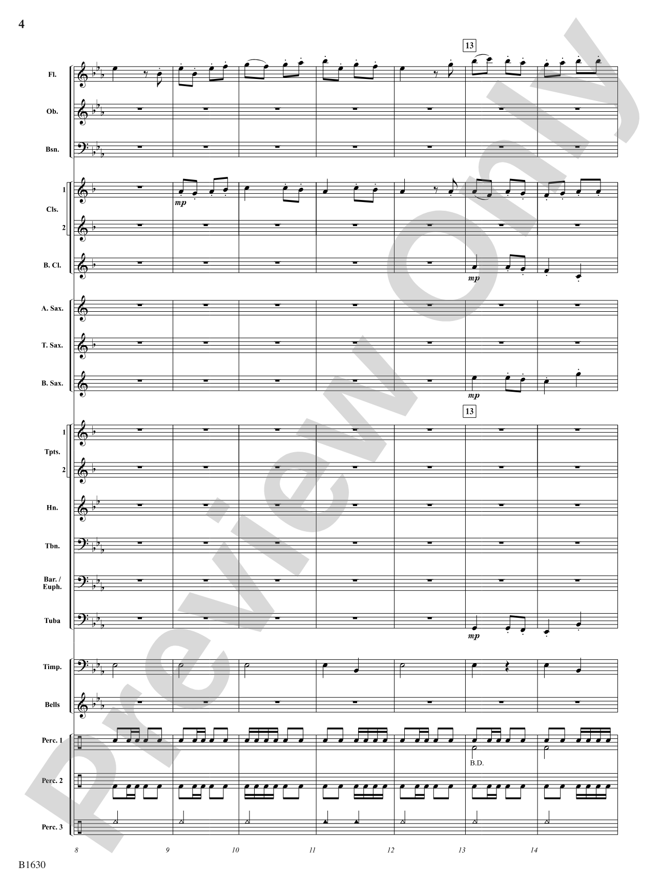 March to Buckingham Palace: Concert Band Conductor Score & Parts