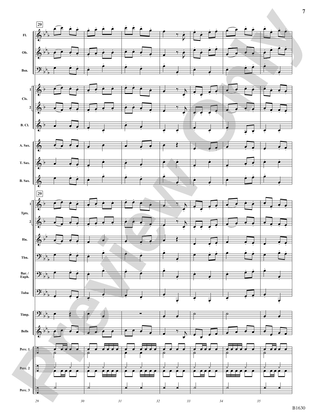 March to Buckingham Palace: Concert Band Conductor Score & Parts