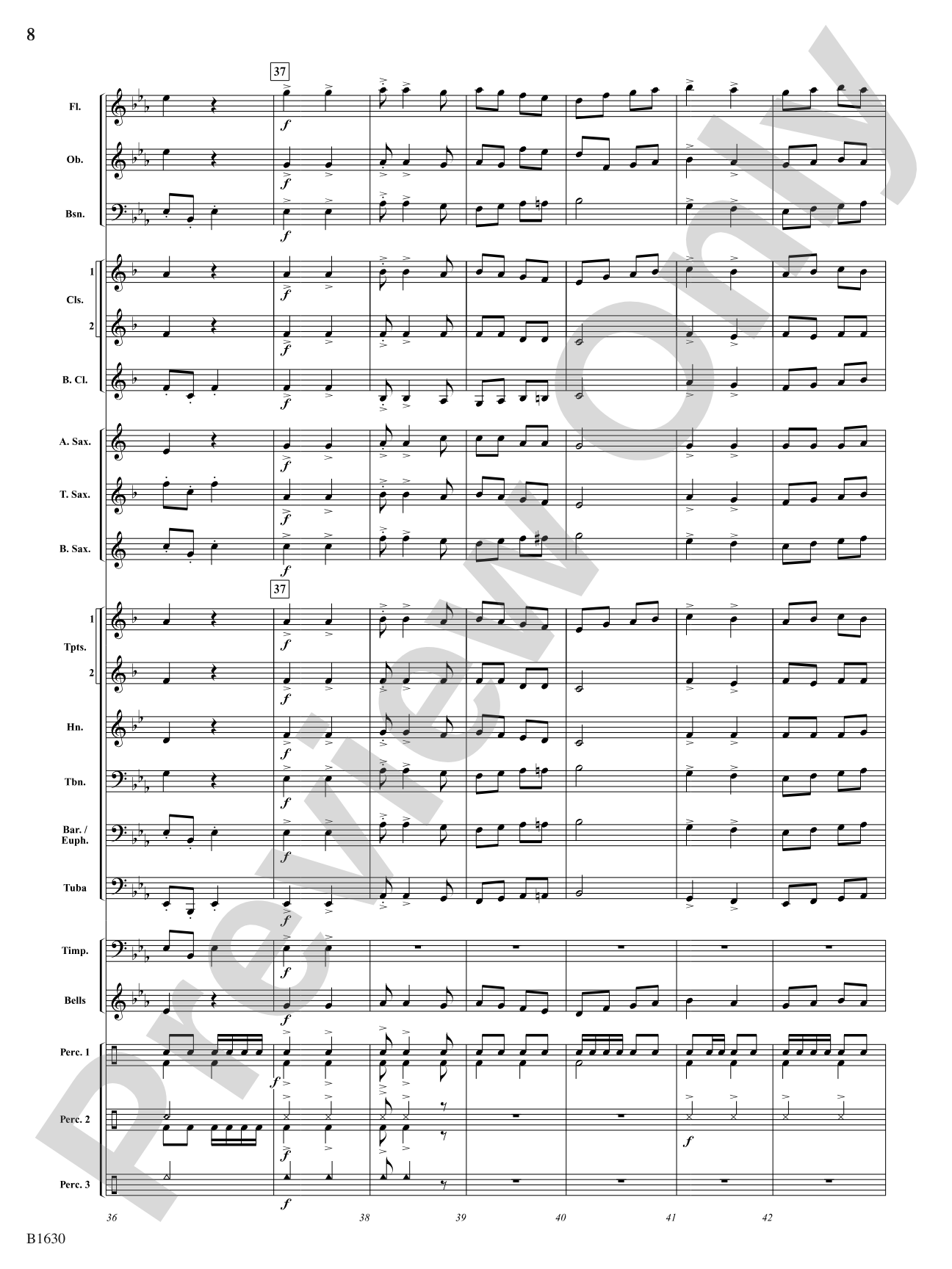 March to Buckingham Palace: Concert Band Conductor Score & Parts