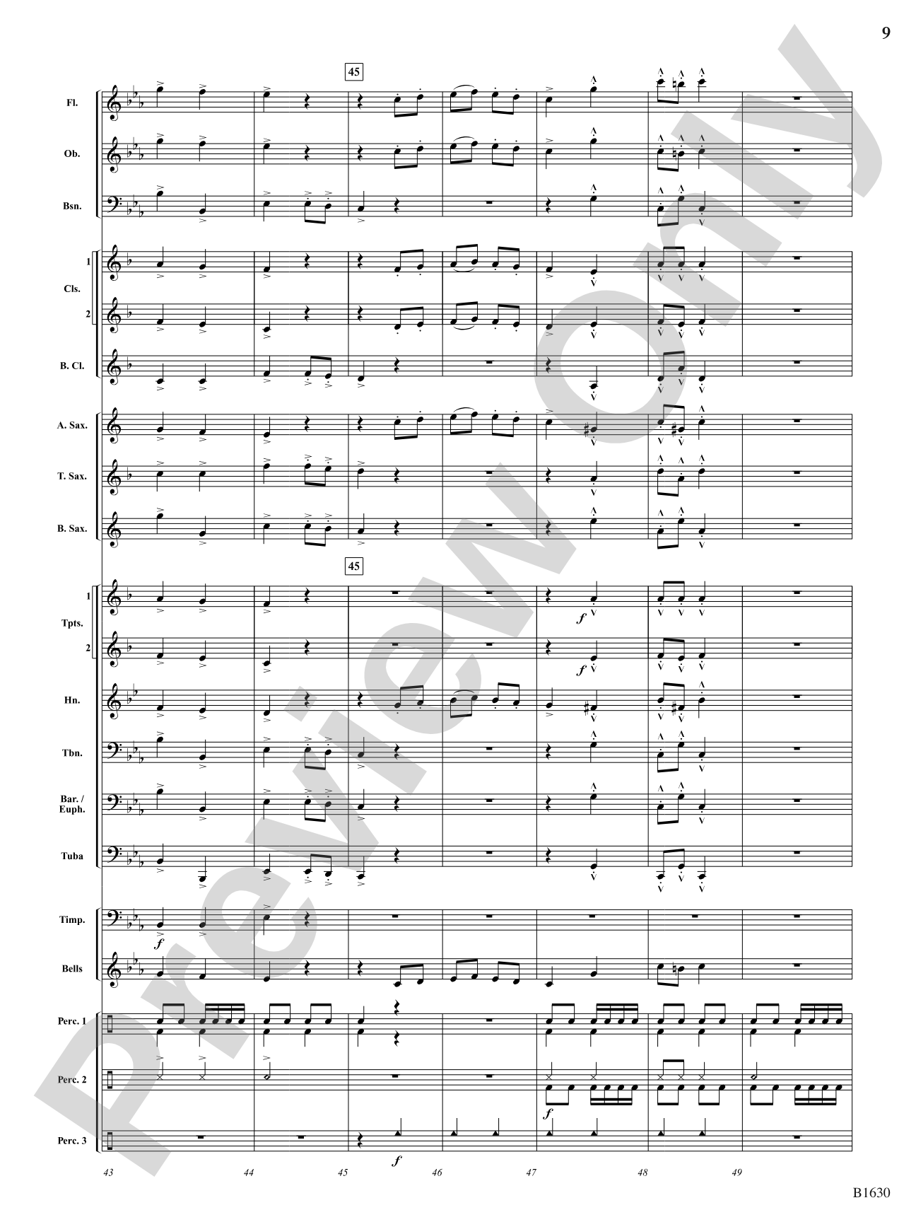 March to Buckingham Palace: Concert Band Conductor Score & Parts
