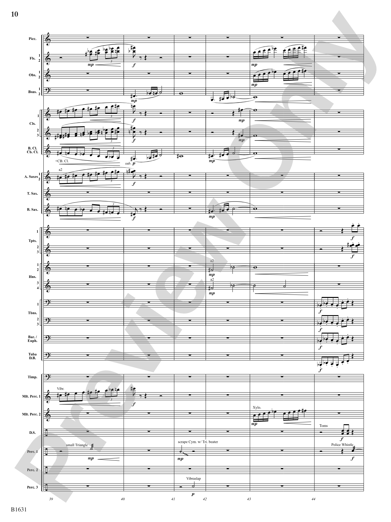 A Toonful Tune: Concert Band Conductor Score & Parts