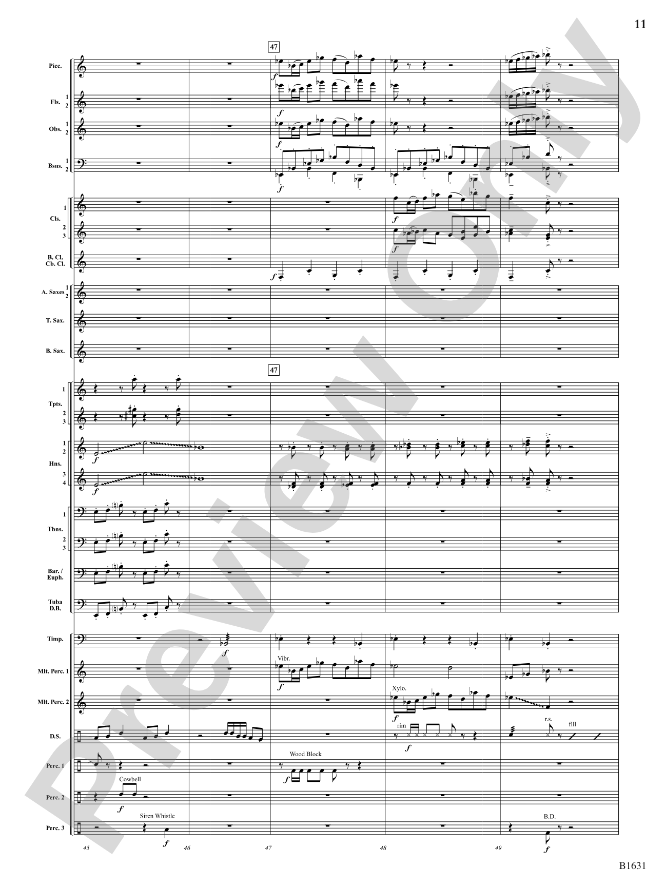 A Toonful Tune: Concert Band Conductor Score & Parts