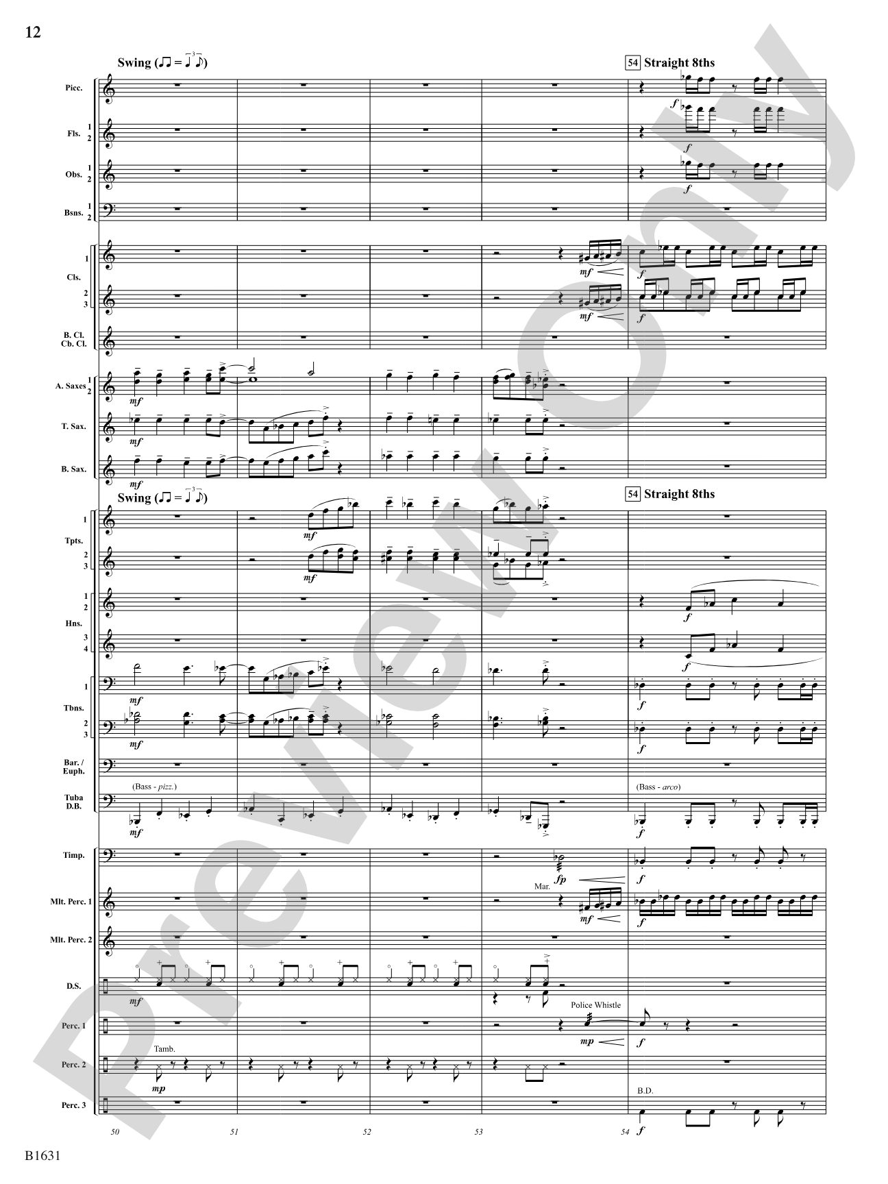 A Toonful Tune: Concert Band Conductor Score & Parts