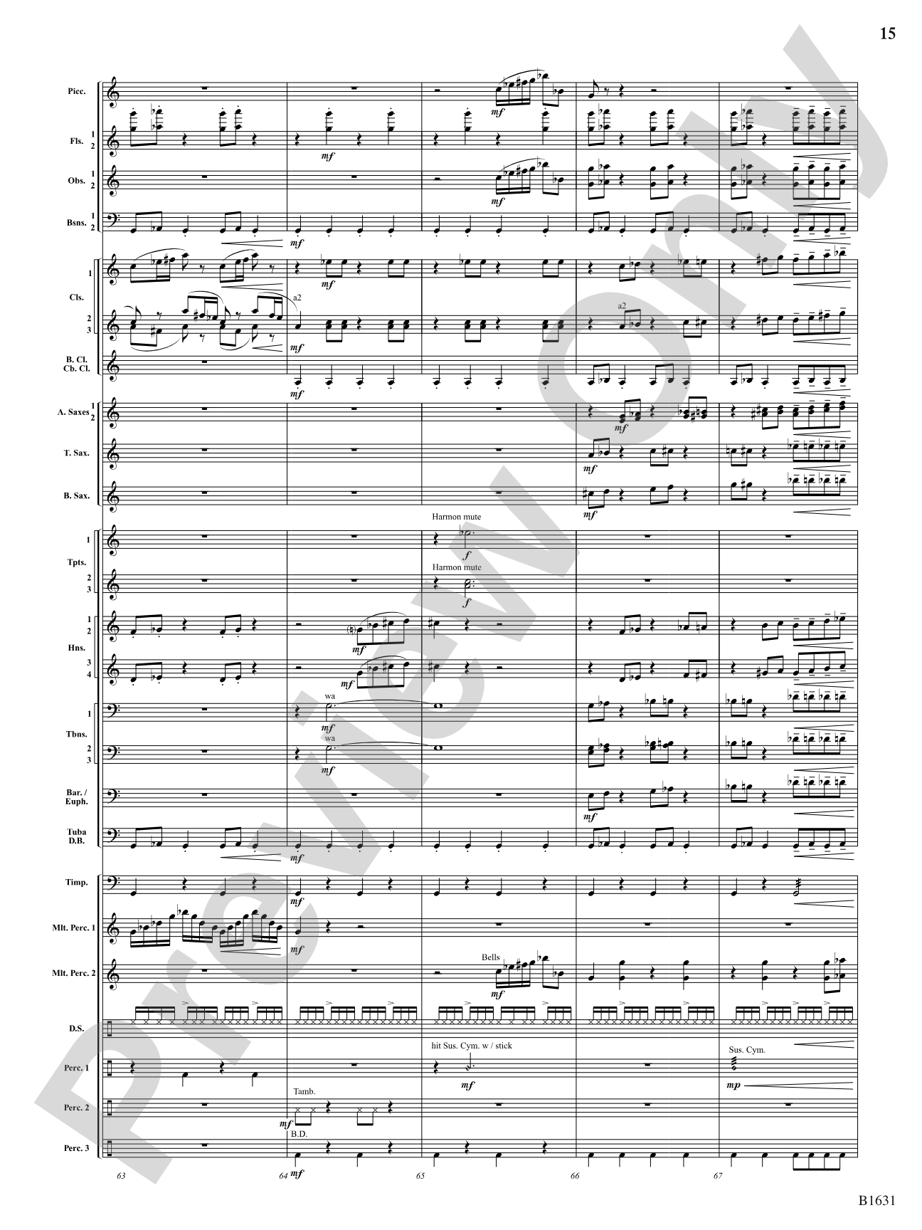 A Toonful Tune: Concert Band Conductor Score & Parts