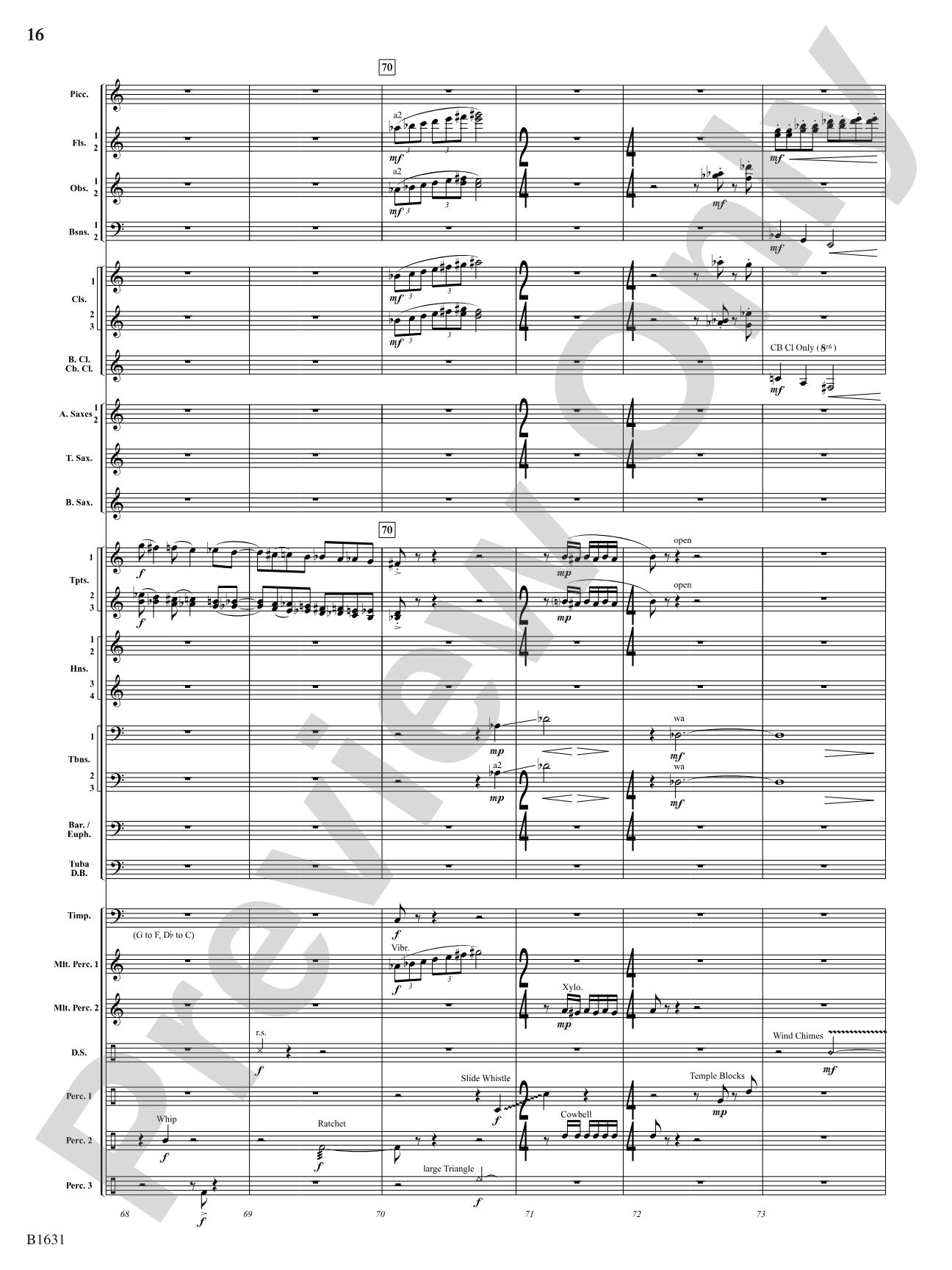A Toonful Tune: Concert Band Conductor Score & Parts