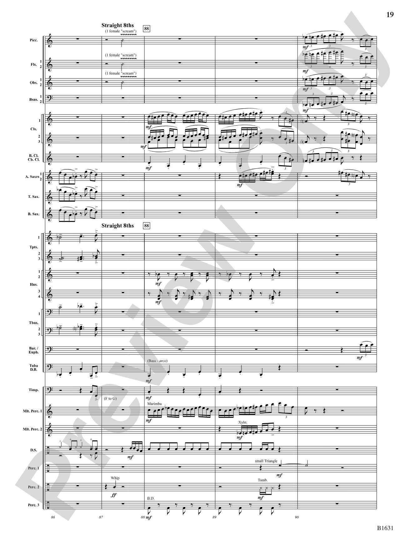 A Toonful Tune: Concert Band Conductor Score & Parts