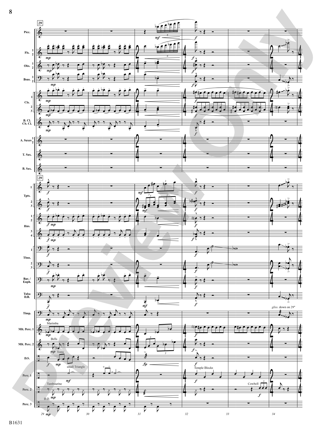 A Toonful Tune: Concert Band Conductor Score & Parts