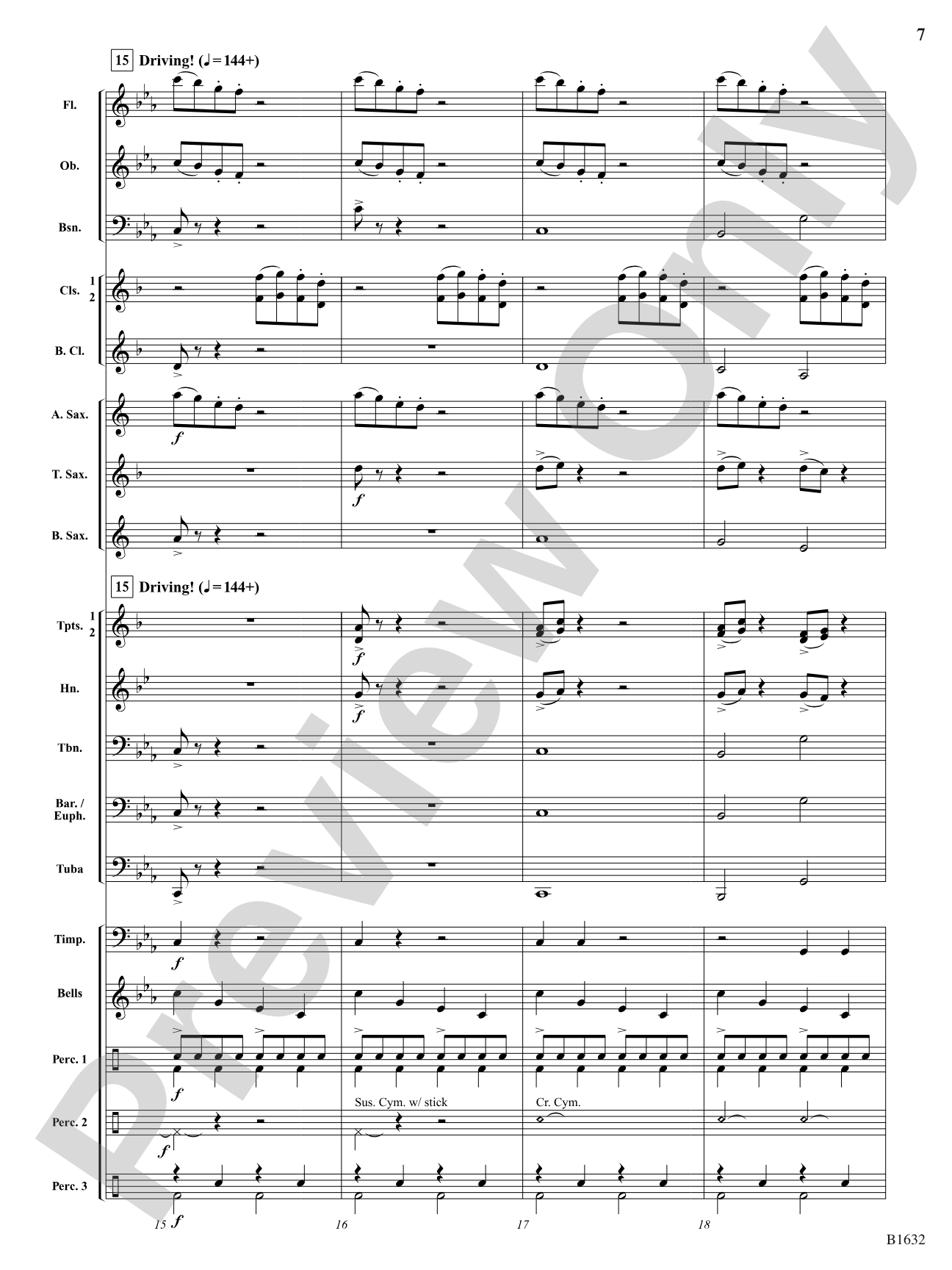 Hammer and Rail: Concert Band Conductor Score & Parts
