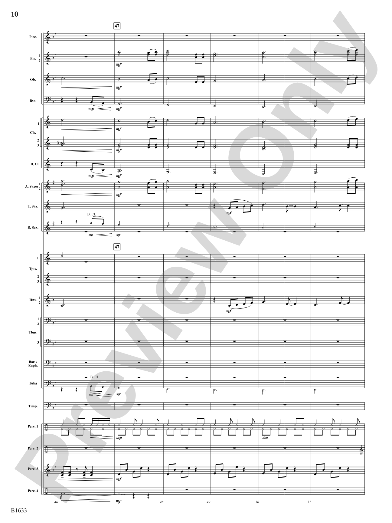 Beyond the Ridge: Concert Band Conductor Score & Parts