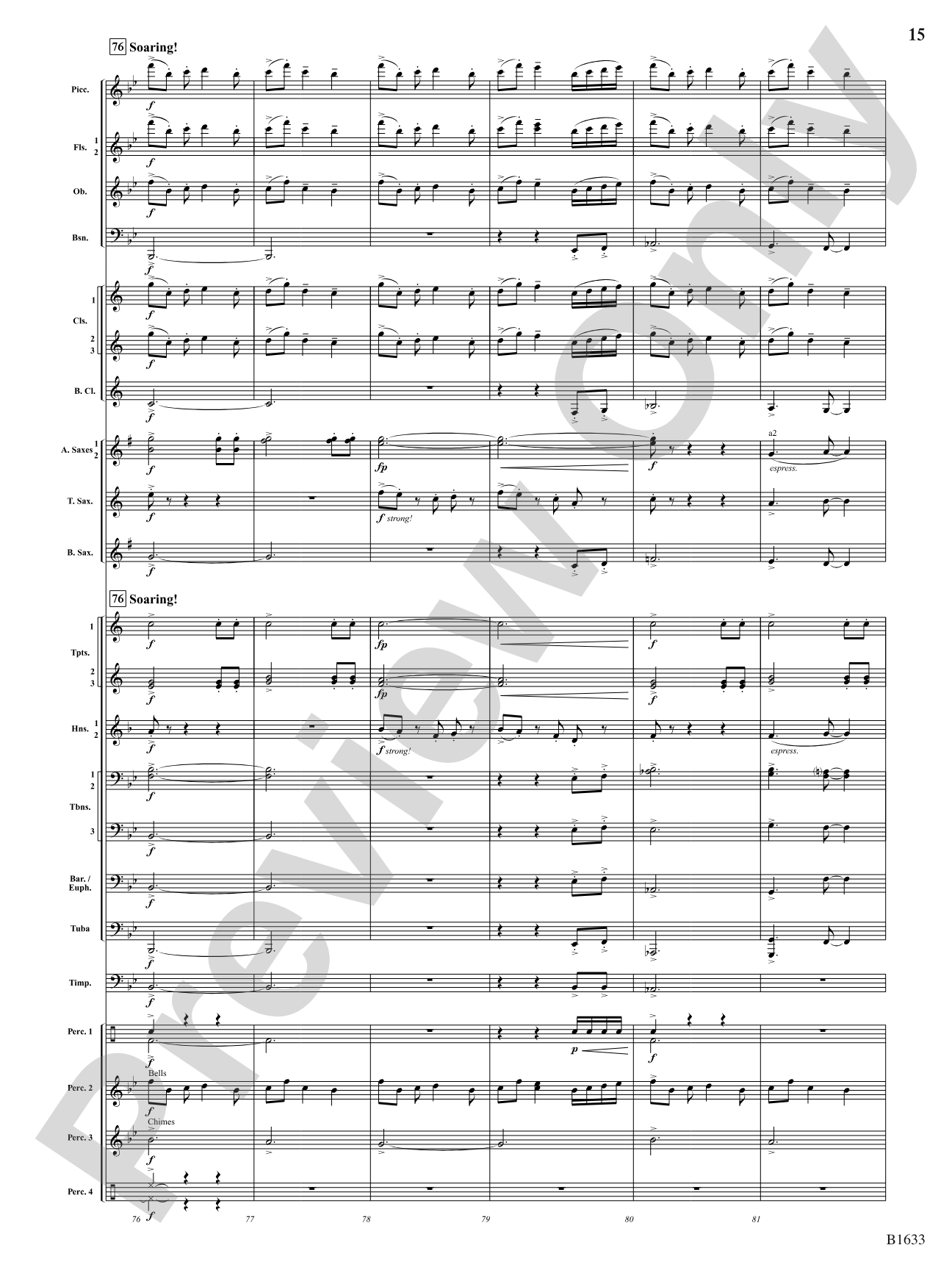 Beyond the Ridge: Concert Band Conductor Score & Parts