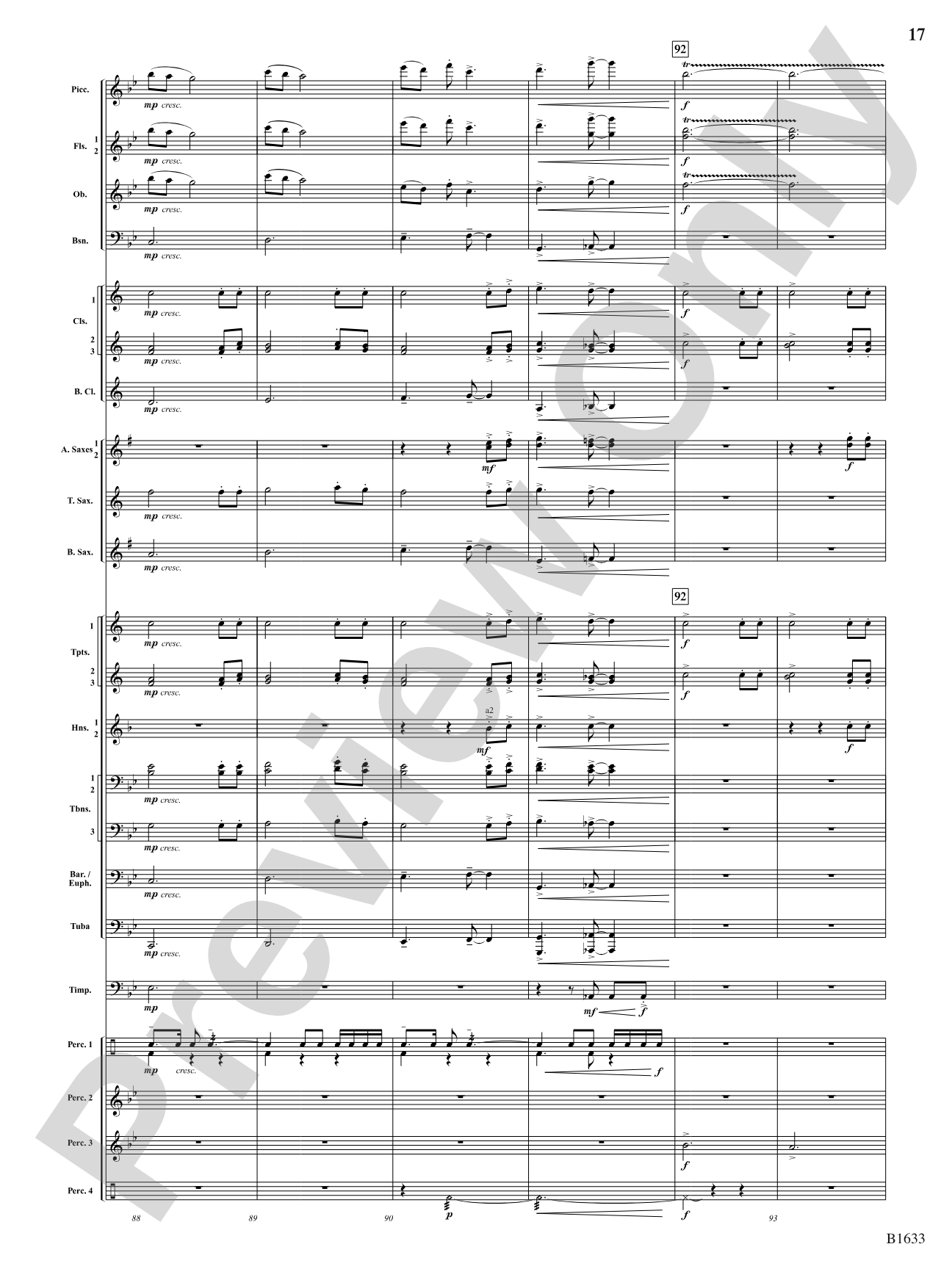 Beyond the Ridge: Concert Band Conductor Score & Parts