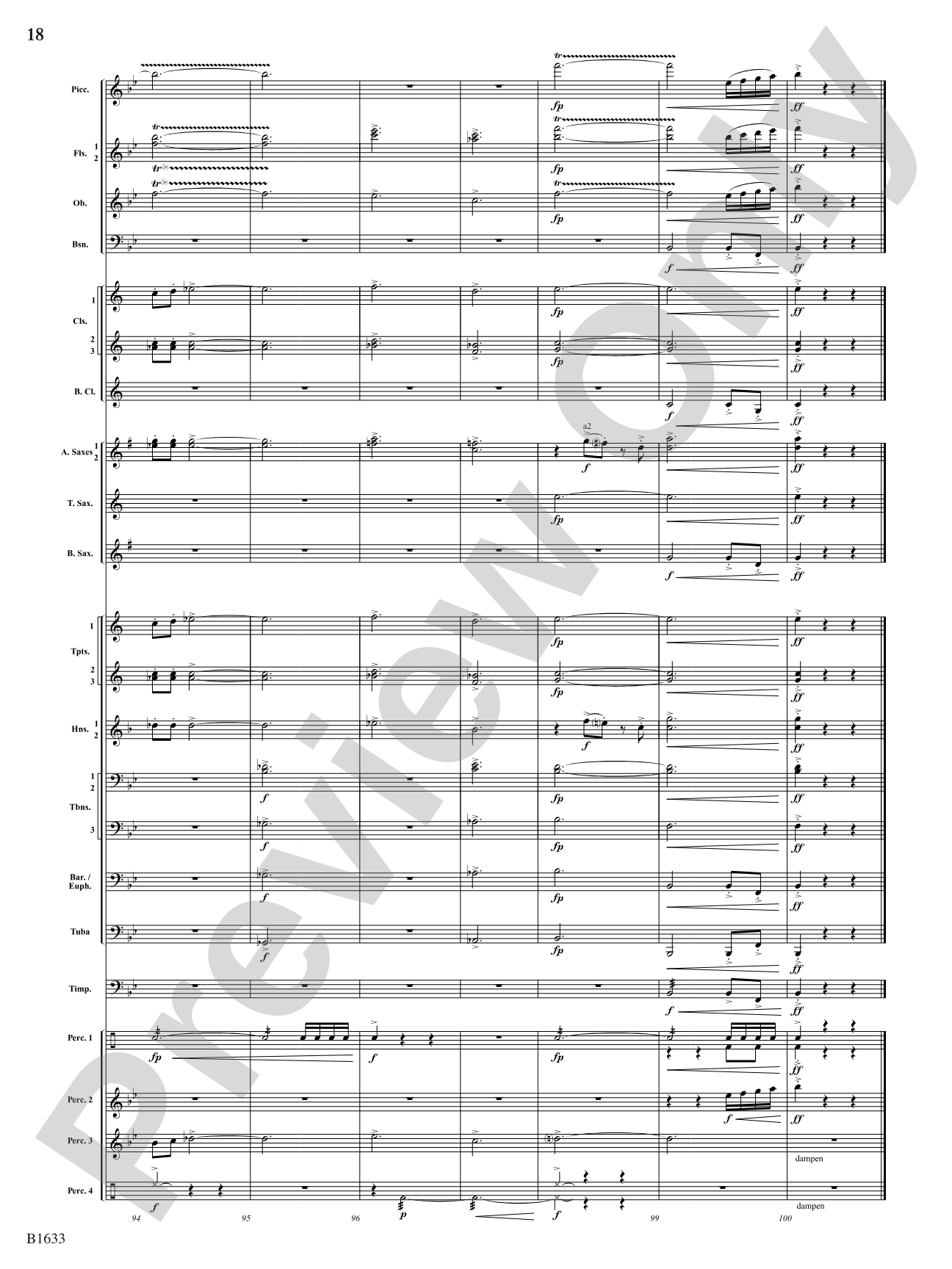 Beyond the Ridge: Concert Band Conductor Score & Parts