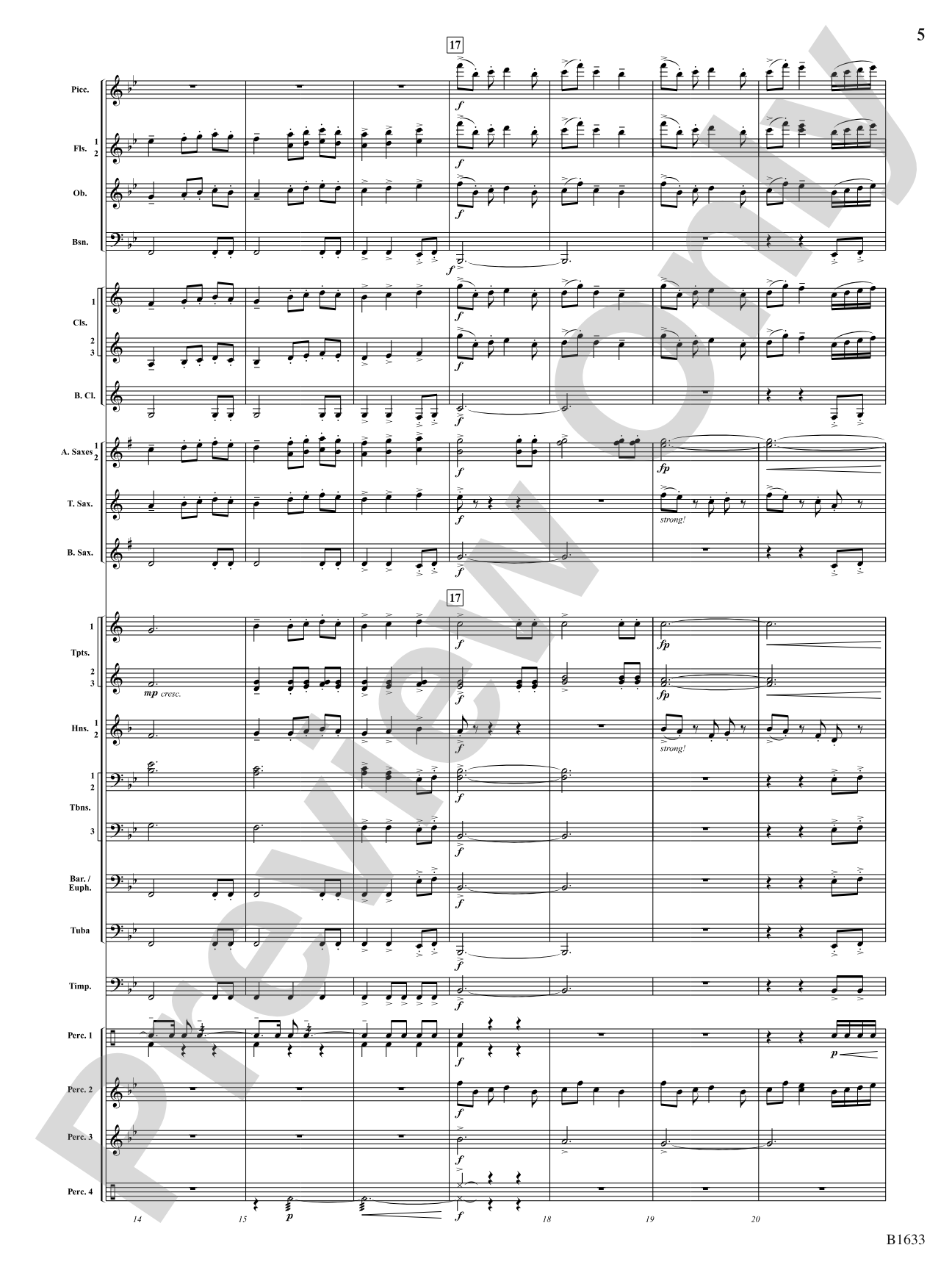 Beyond the Ridge: Concert Band Conductor Score & Parts