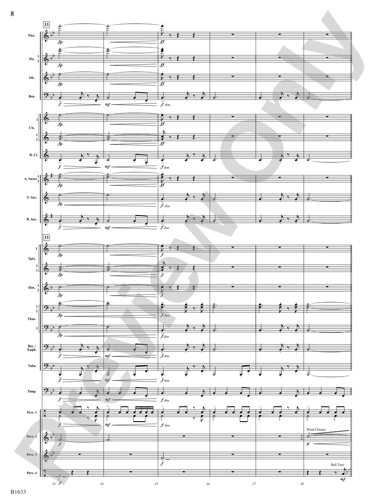 Beyond the Ridge: Concert Band Conductor Score & Parts