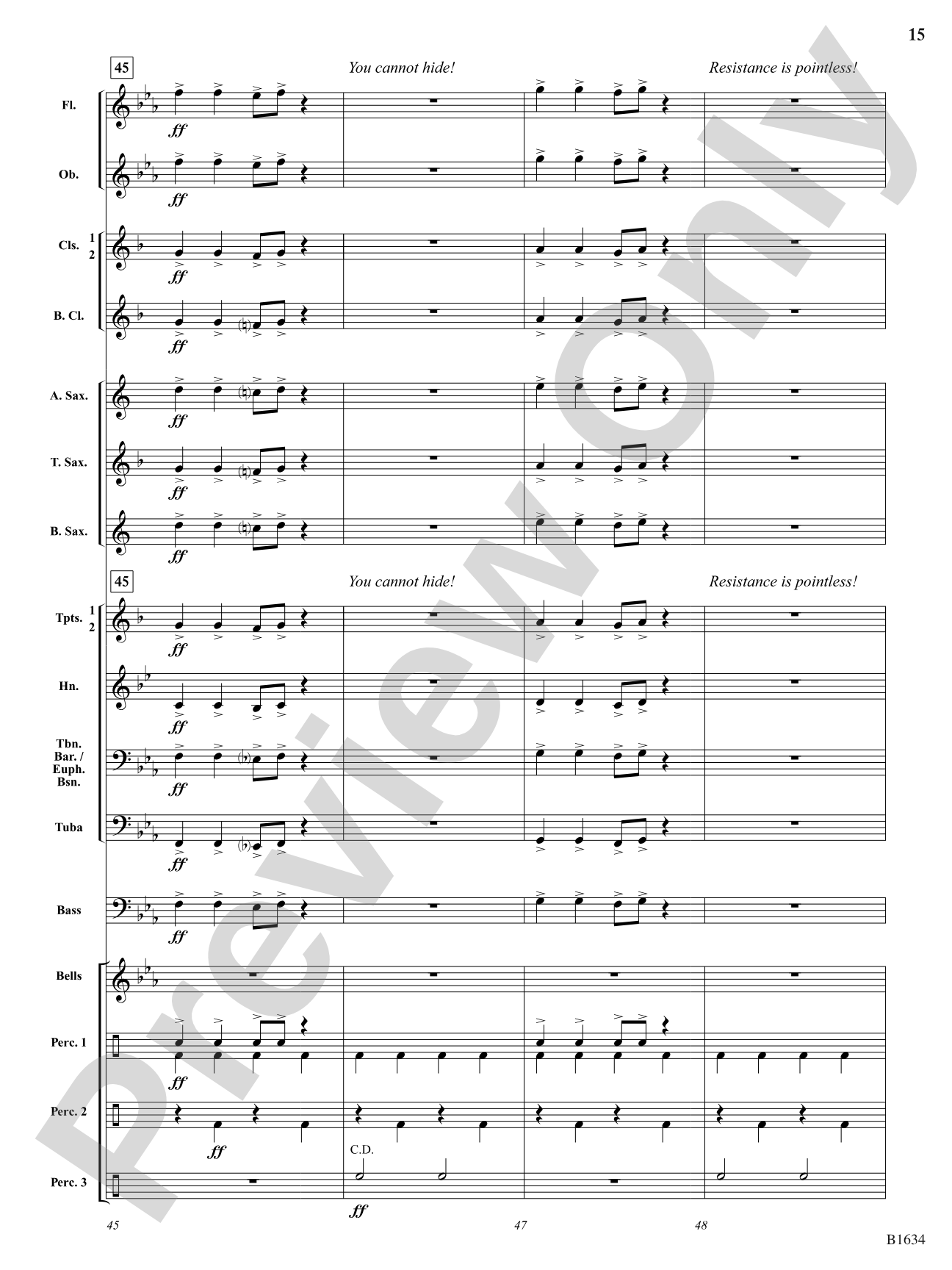 When Robots Rule the World: Concert Band Conductor Score & Parts
