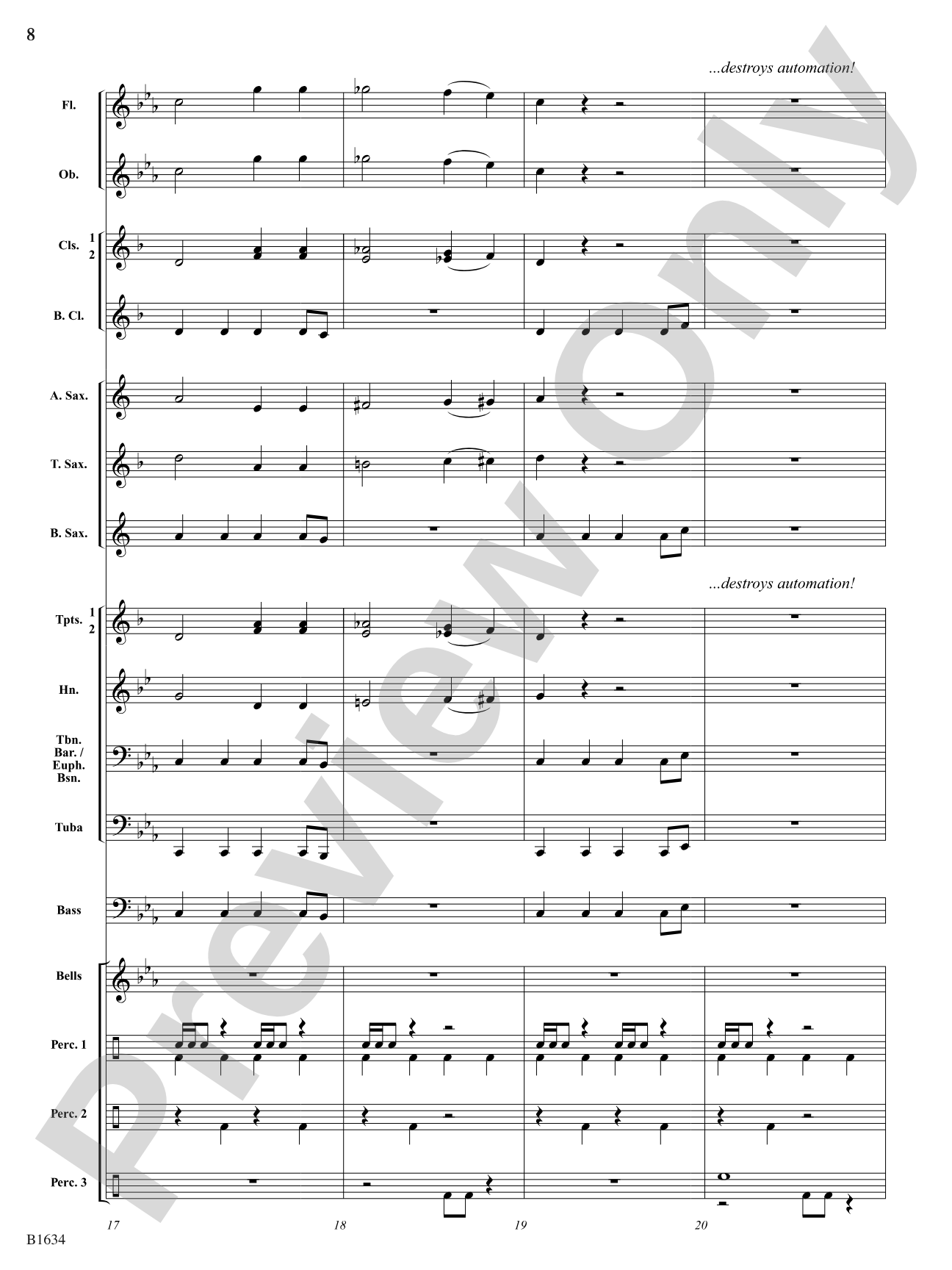 When Robots Rule the World: Concert Band Conductor Score & Parts