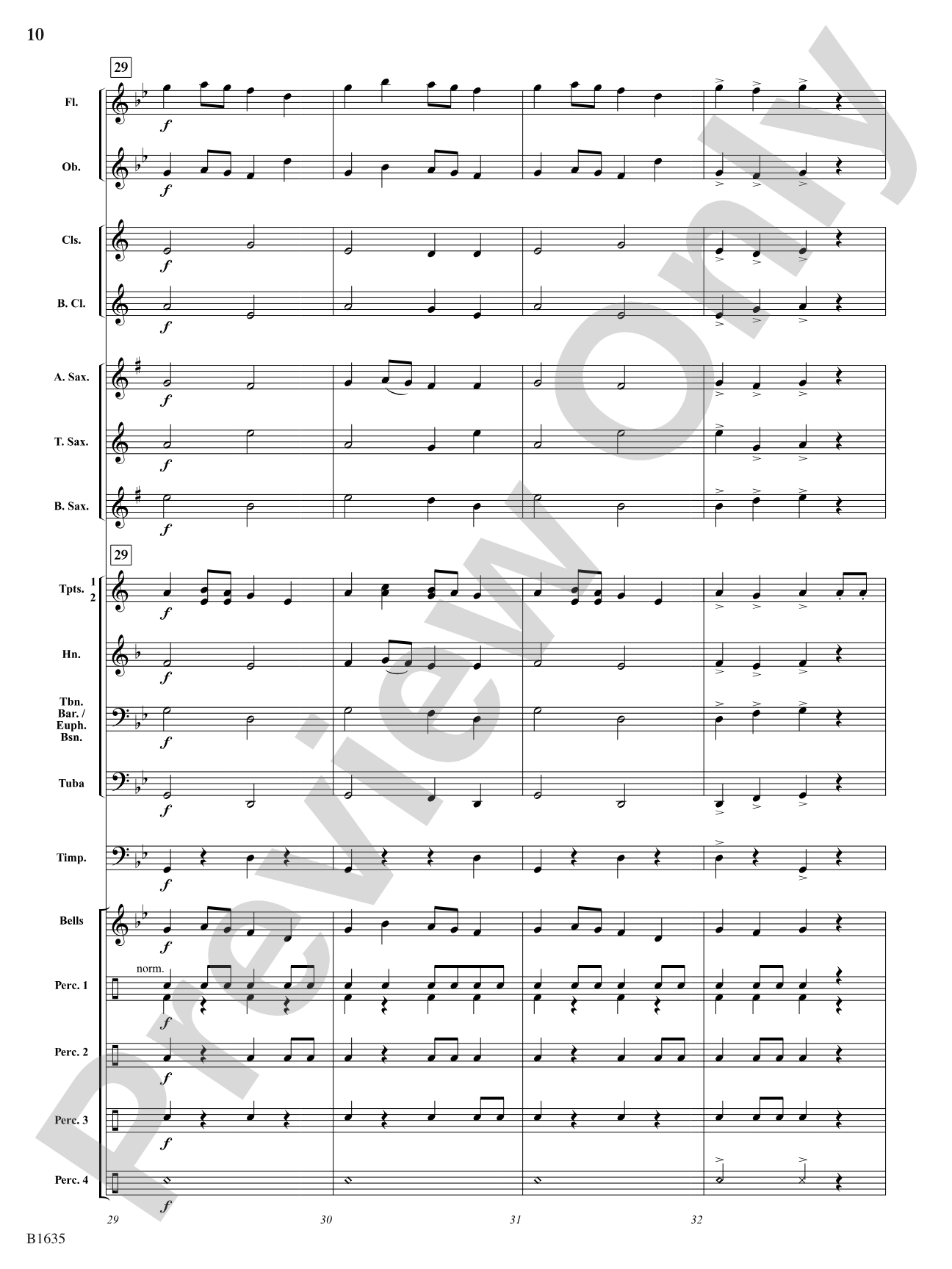 The Woodwork Factory: Concert Band Conductor Score & Parts