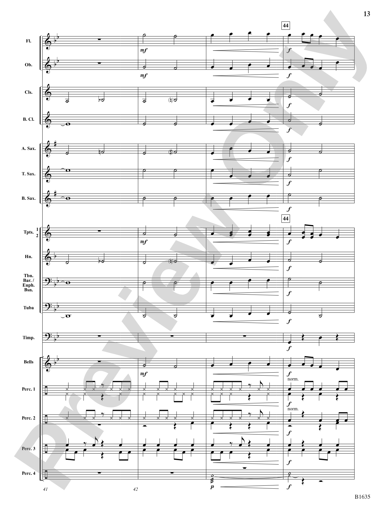The Woodwork Factory: Concert Band Conductor Score & Parts