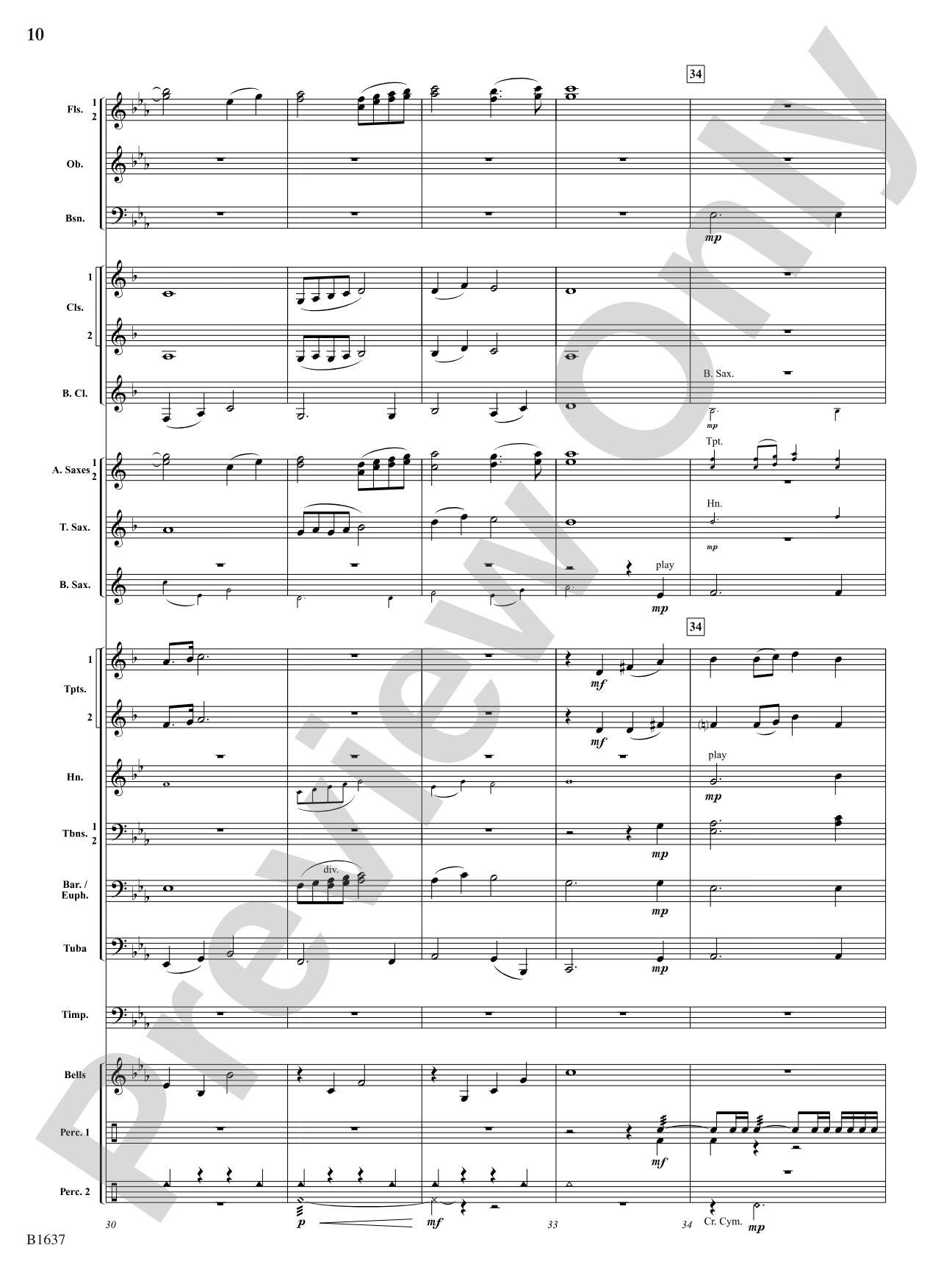 Festive Proclamation: Concert Band Conductor Score & Parts