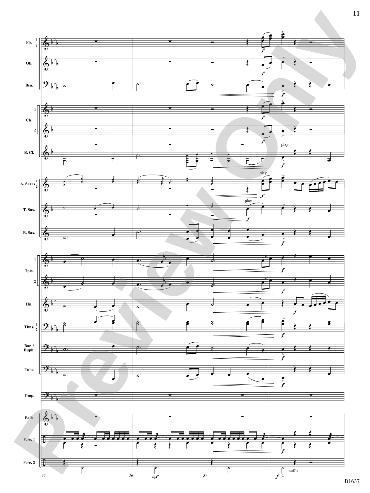Festive Proclamation: Concert Band Conductor Score & Parts