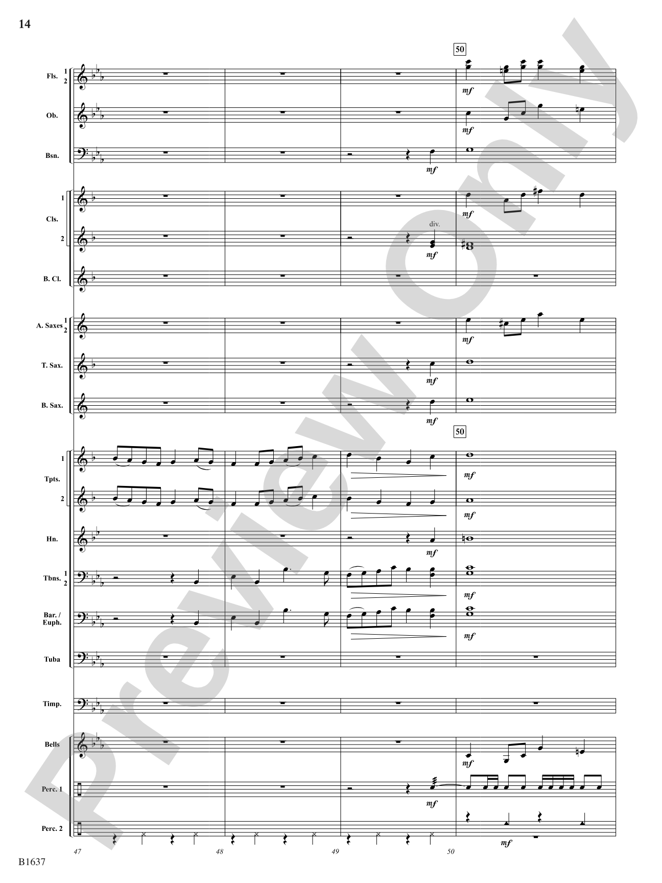 Festive Proclamation: Concert Band Conductor Score & Parts