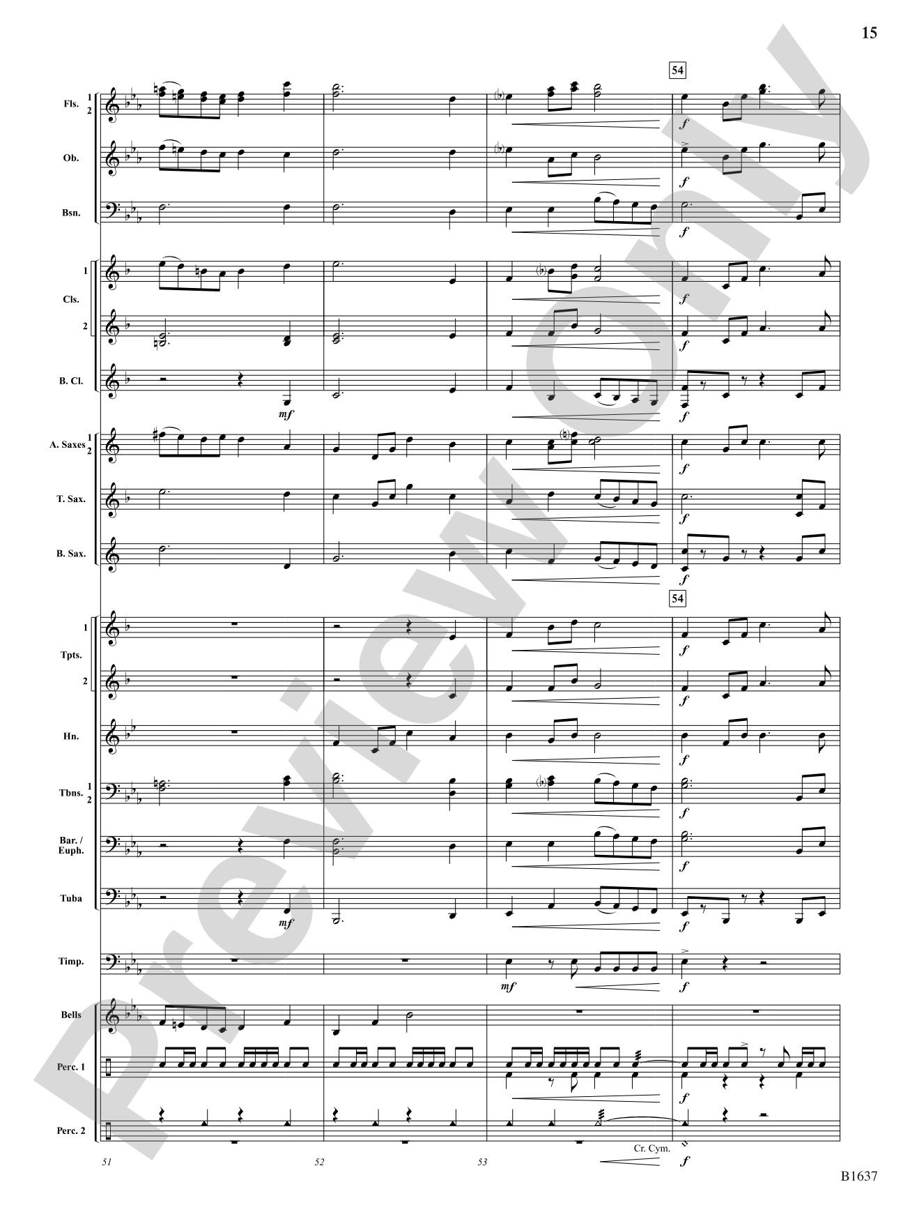 Festive Proclamation: Concert Band Conductor Score & Parts