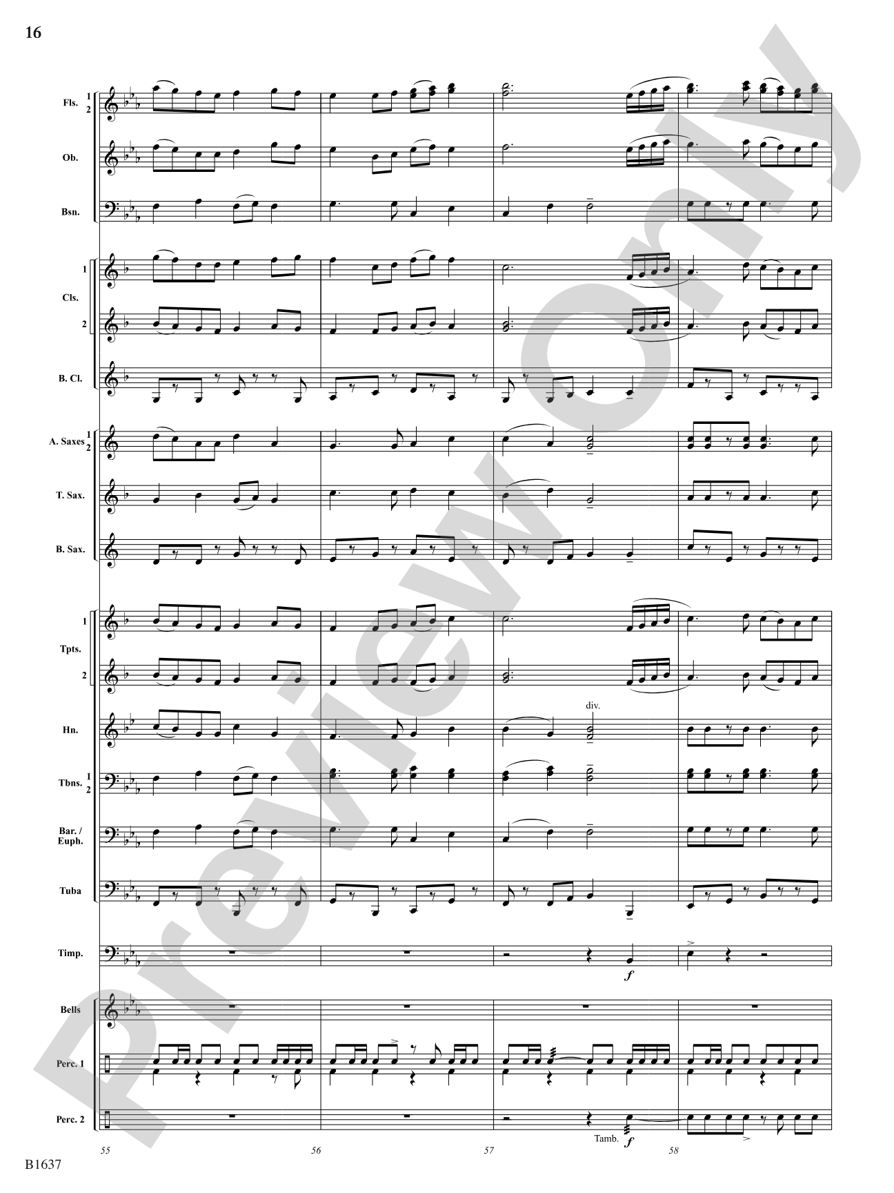 Festive Proclamation: Concert Band Conductor Score & Parts
