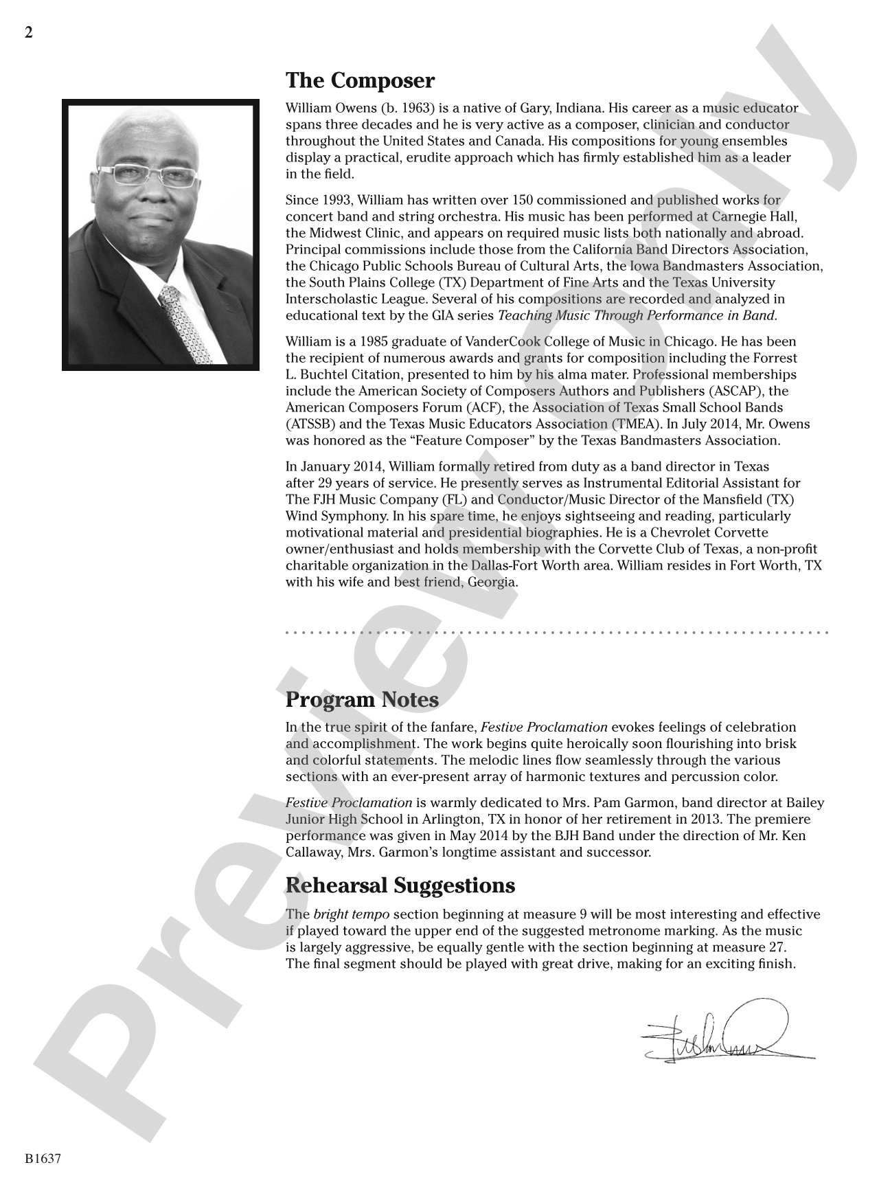 Festive Proclamation: Concert Band Conductor Score & Parts