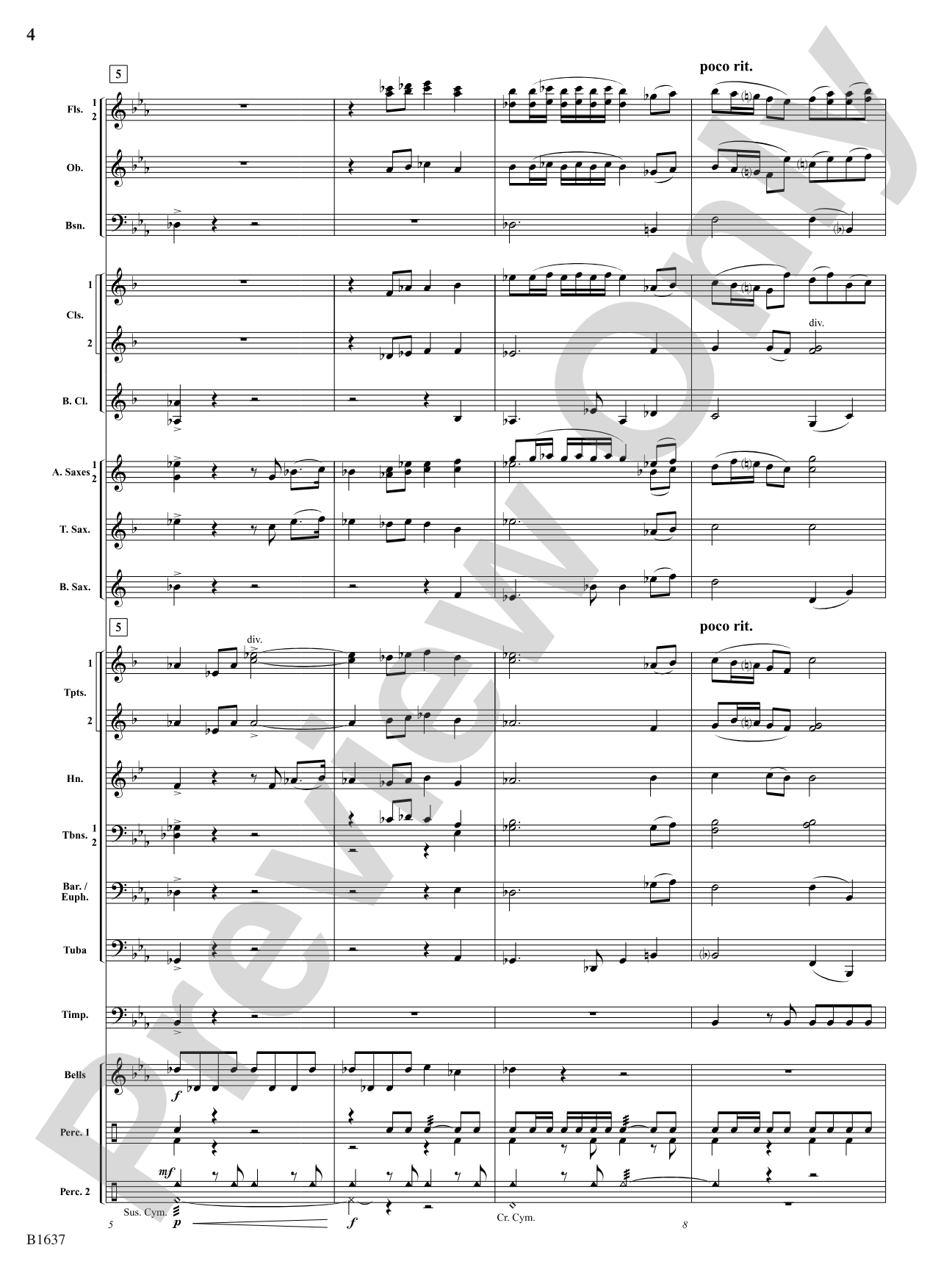 Festive Proclamation: Concert Band Conductor Score & Parts