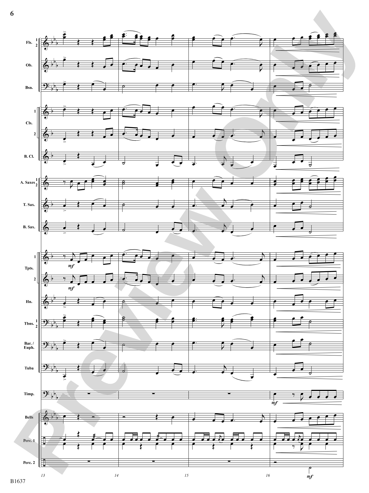 Festive Proclamation: Concert Band Conductor Score & Parts