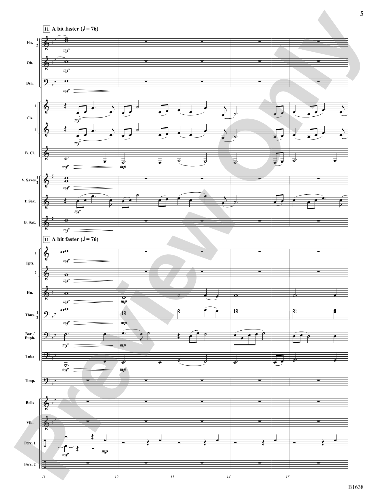 Heavenwards: Concert Band Conductor Score & Parts