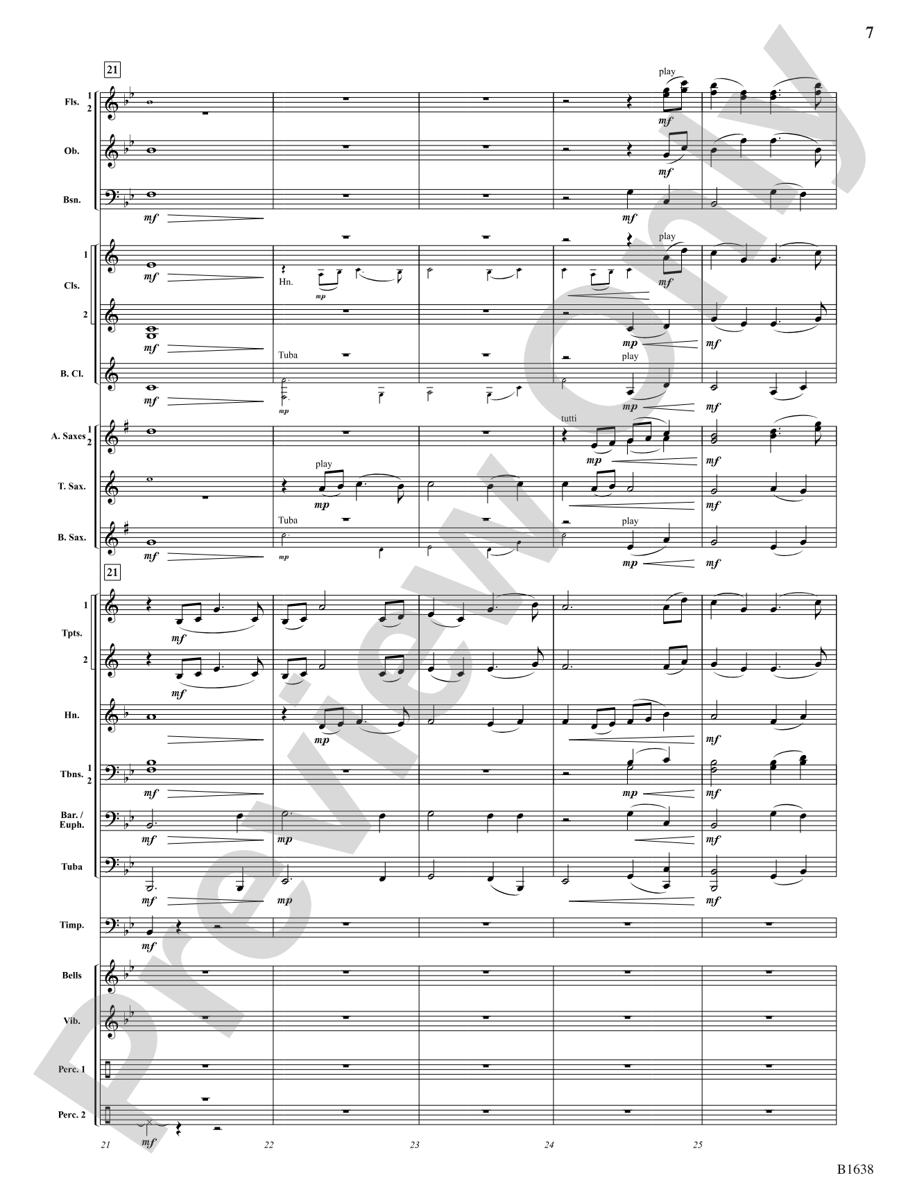 Heavenwards: Concert Band Conductor Score & Parts