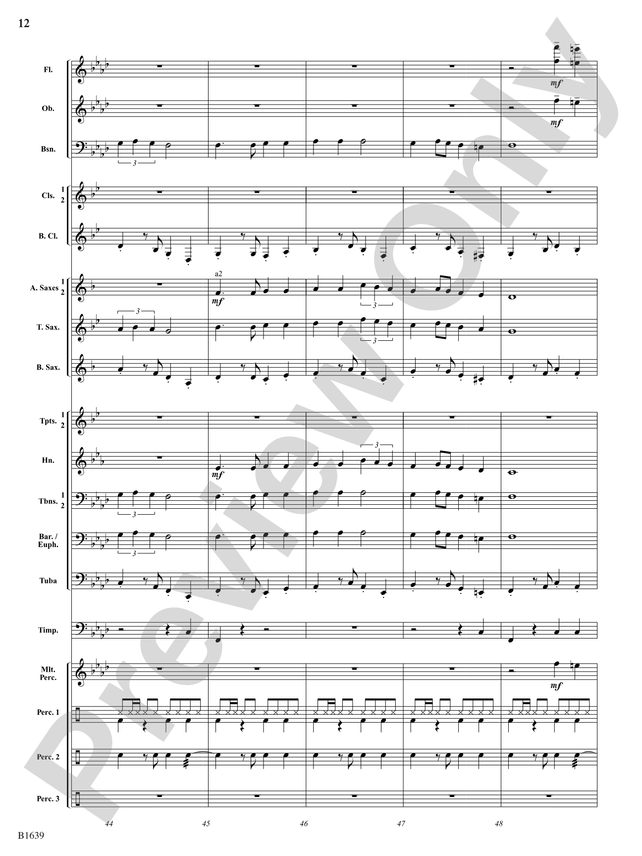 A Carmen Christmas: Concert Band Conductor Score & Parts