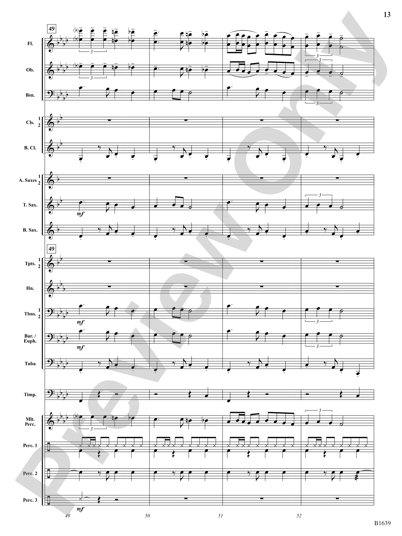 A Carmen Christmas: Concert Band Conductor Score & Parts