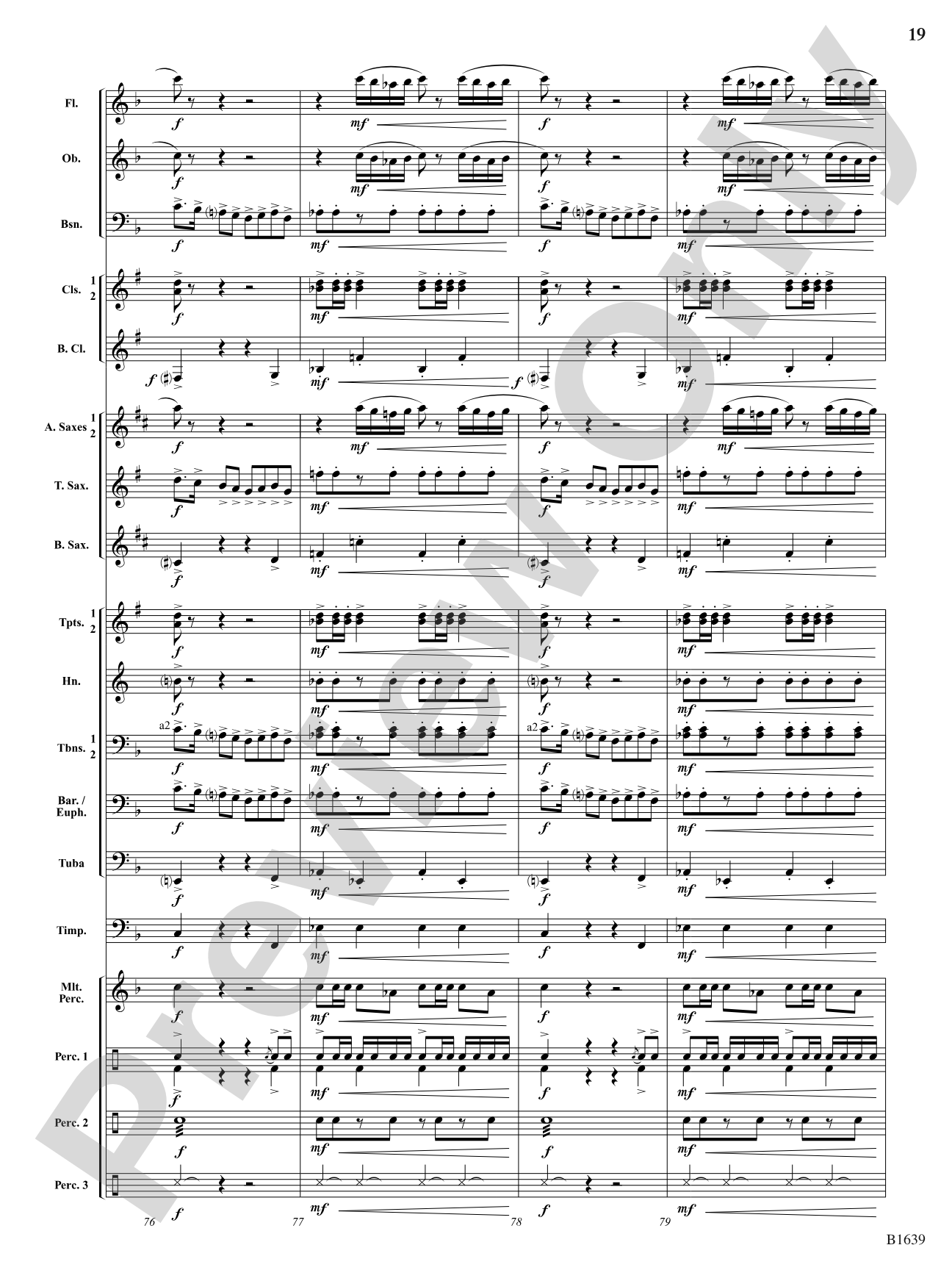 A Carmen Christmas: Concert Band Conductor Score & Parts