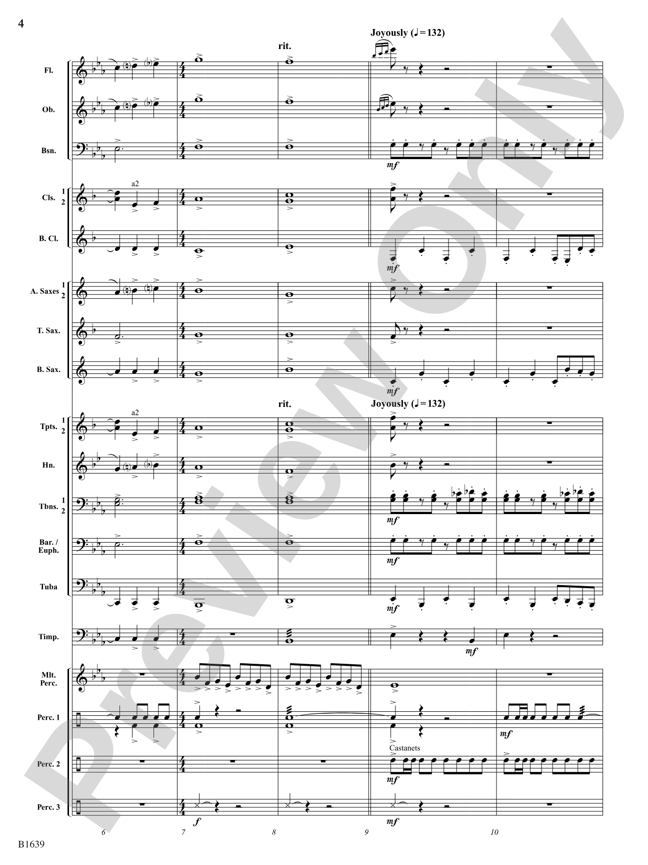 A Carmen Christmas: Concert Band Conductor Score & Parts