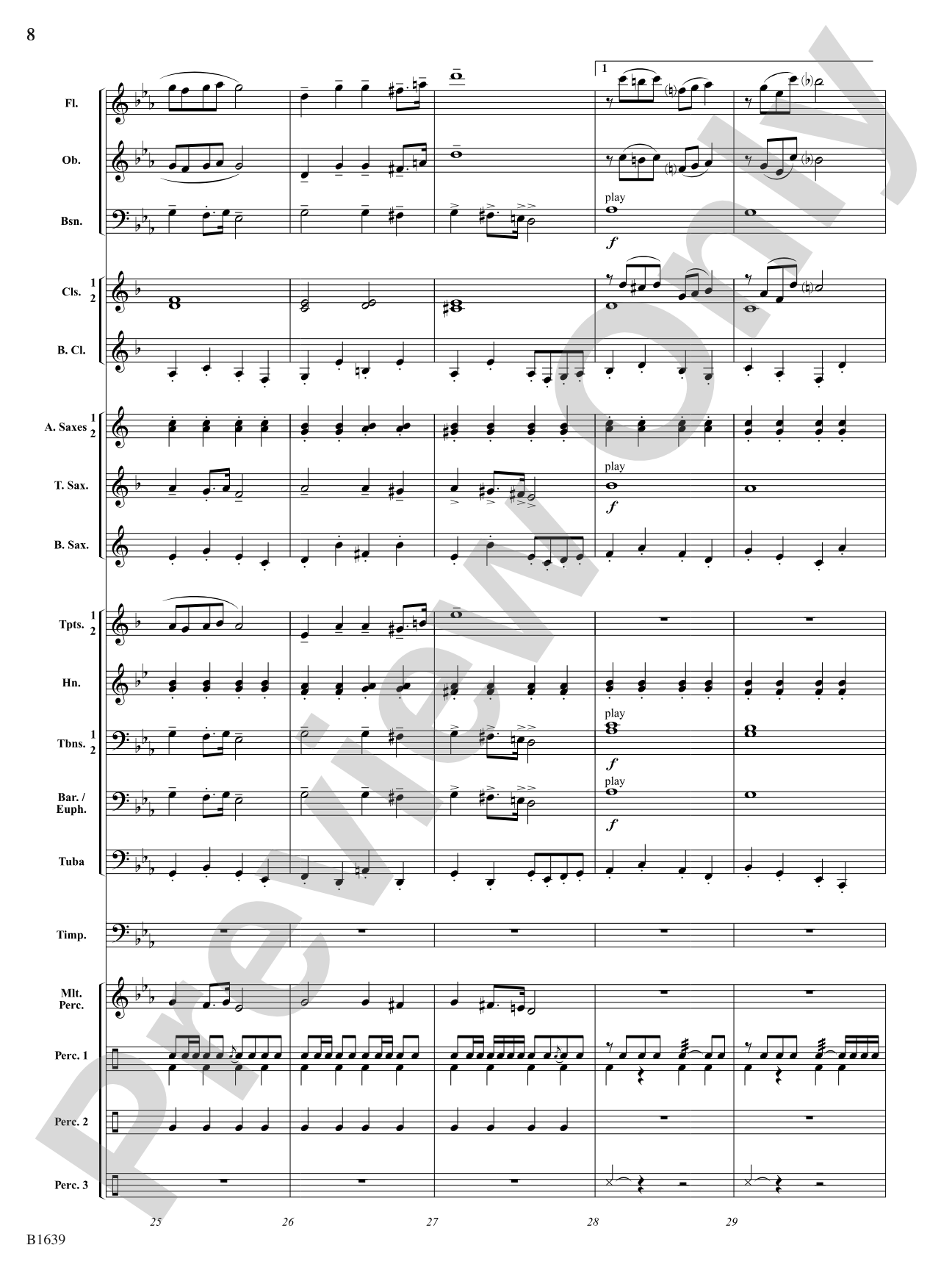 A Carmen Christmas: Concert Band Conductor Score & Parts